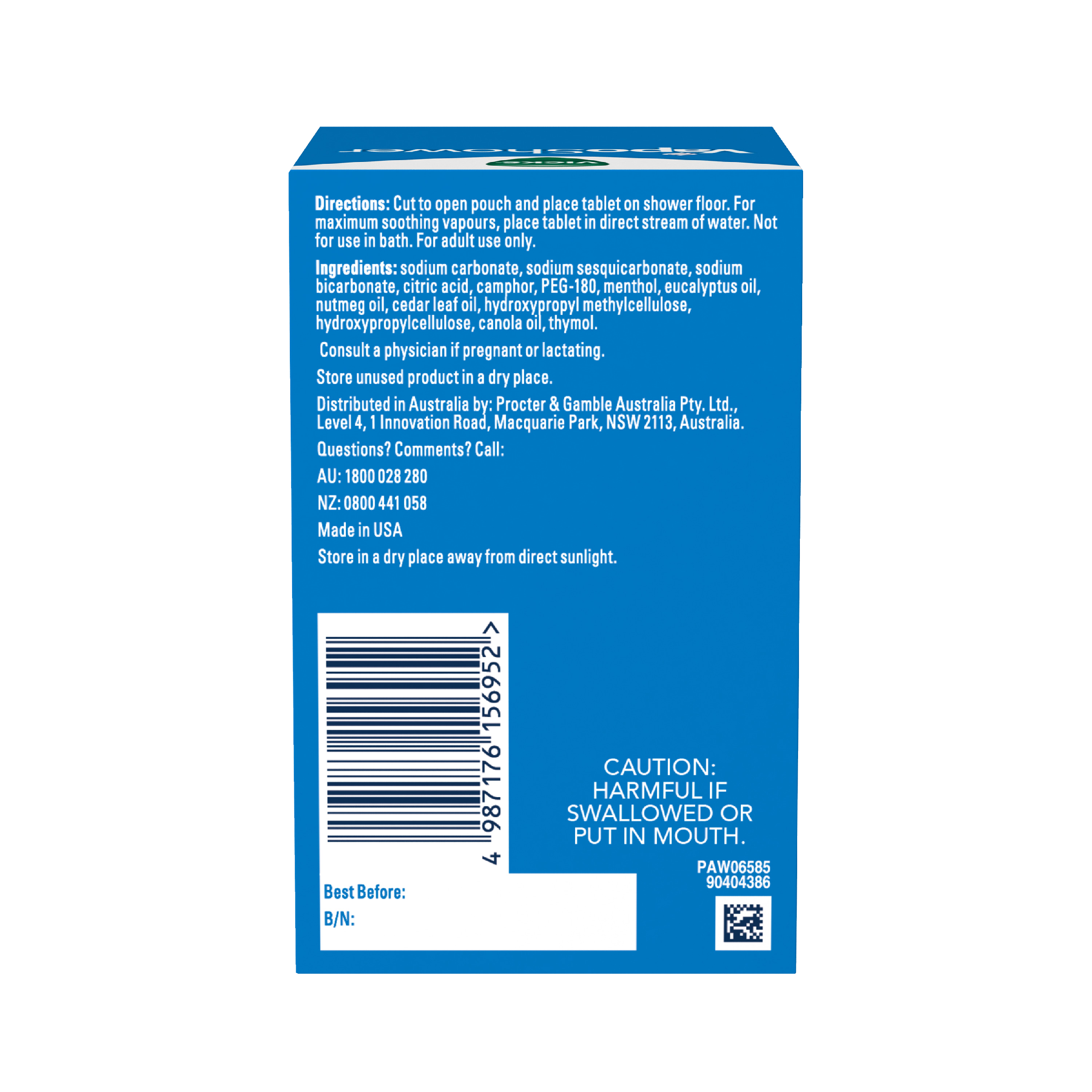 VICKS VAPOSHOWER TABLETS 5 PACK - Image 4
