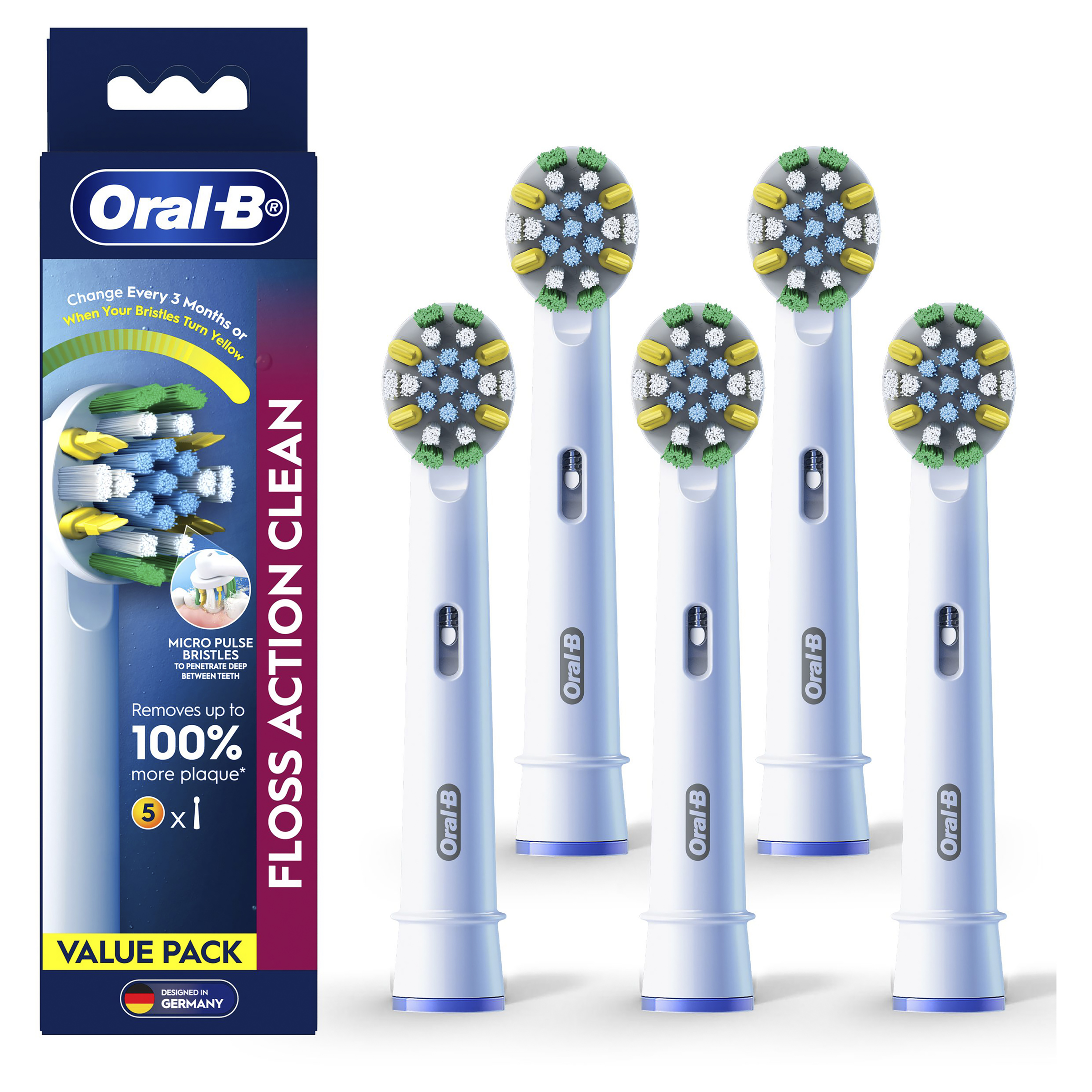 ORAL-B POWER BRUSH HEADS FLOSS ACTION 5 PACK - Image 10