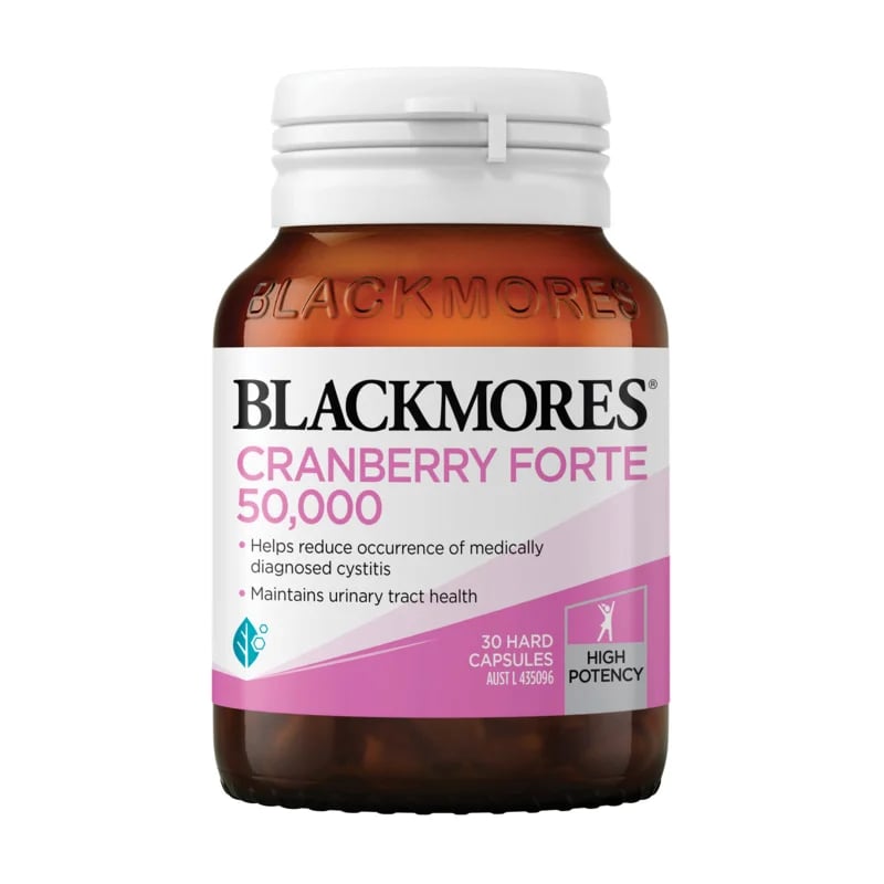 BLACKMORES CRANBERRY FORTE 50000 30 CAPSULES