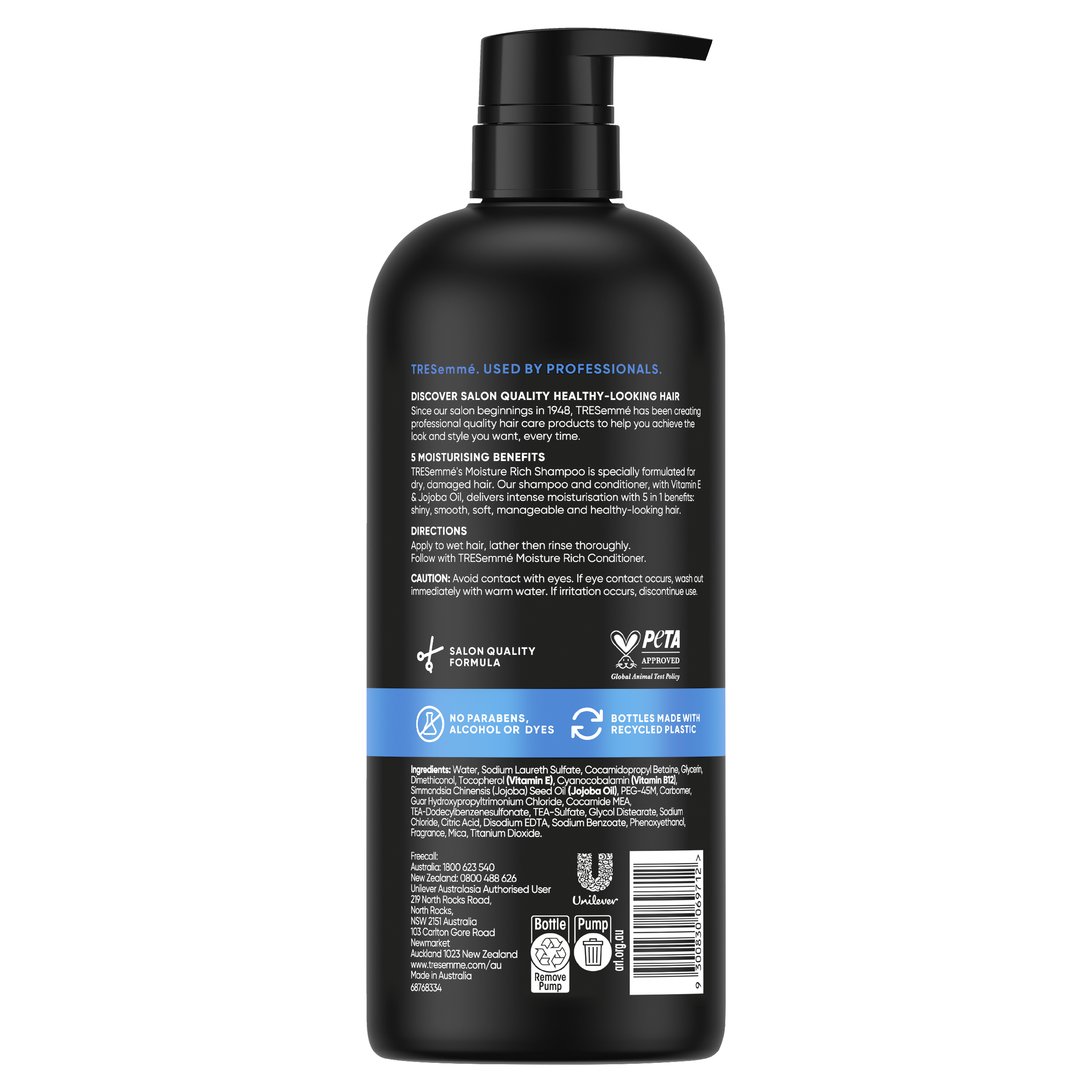 TRESEMME MOISTURE RICH SHAMPOO 940ML - Image 2