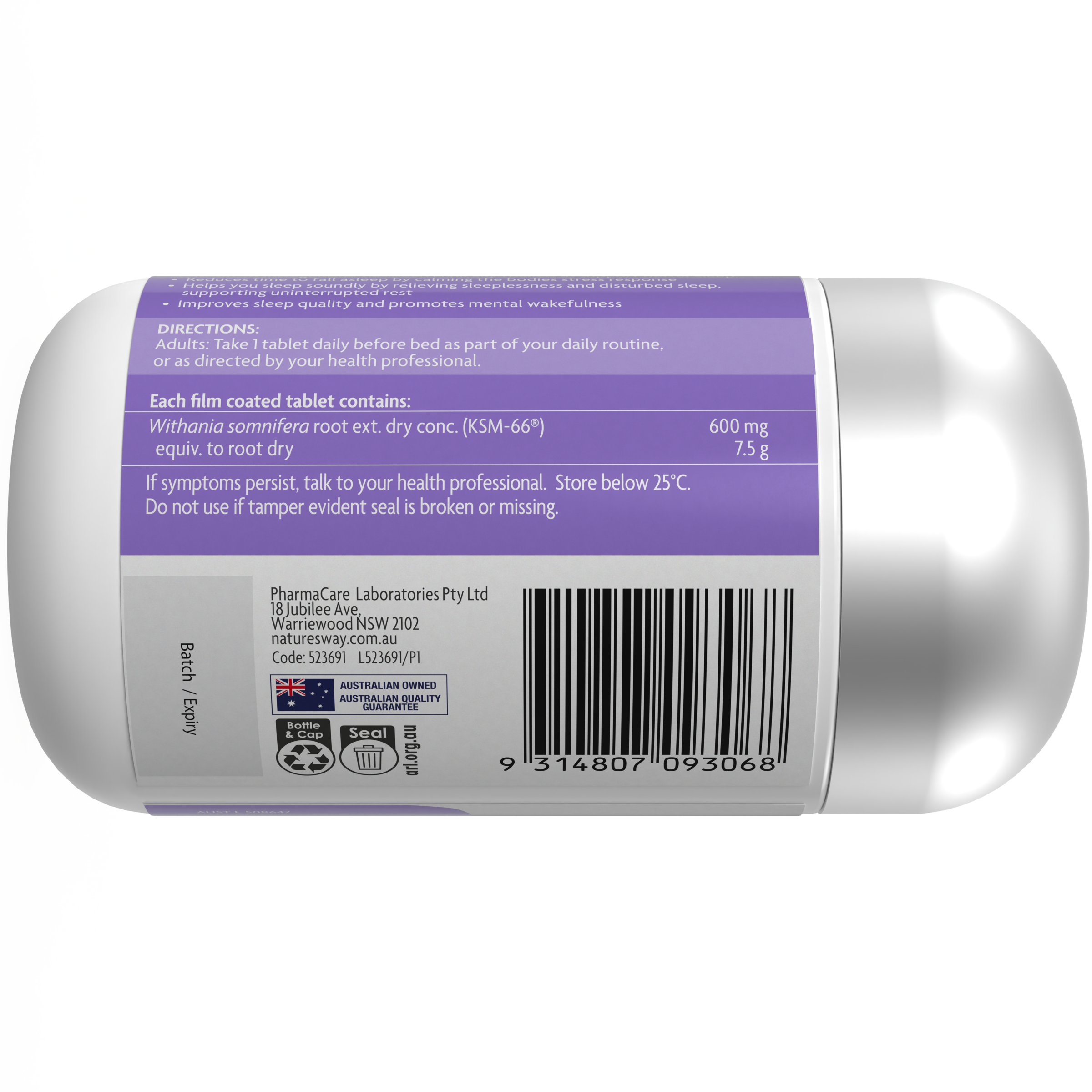 NATURES WAY SOUND SLEEP 30 TABLETS - Image 2