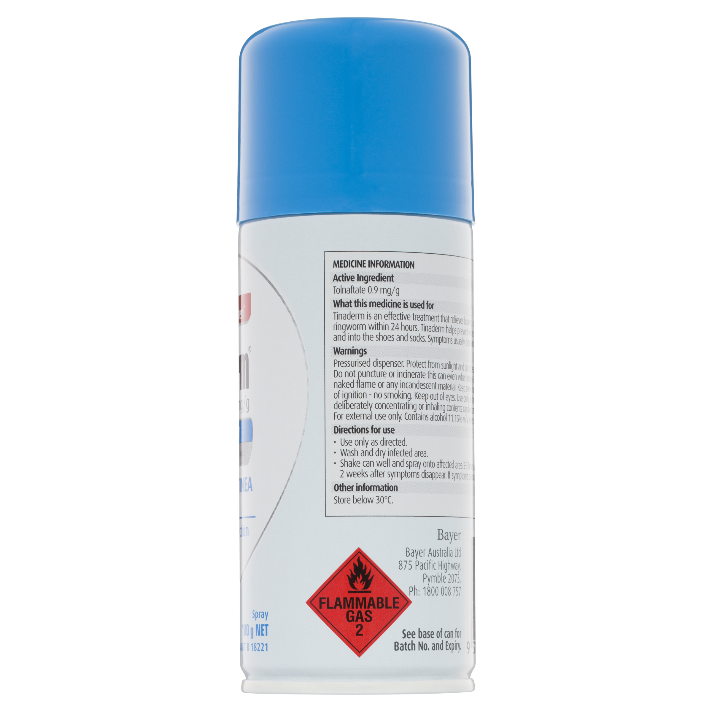 TINADERM POWDER SPRAY 100G - Image 3