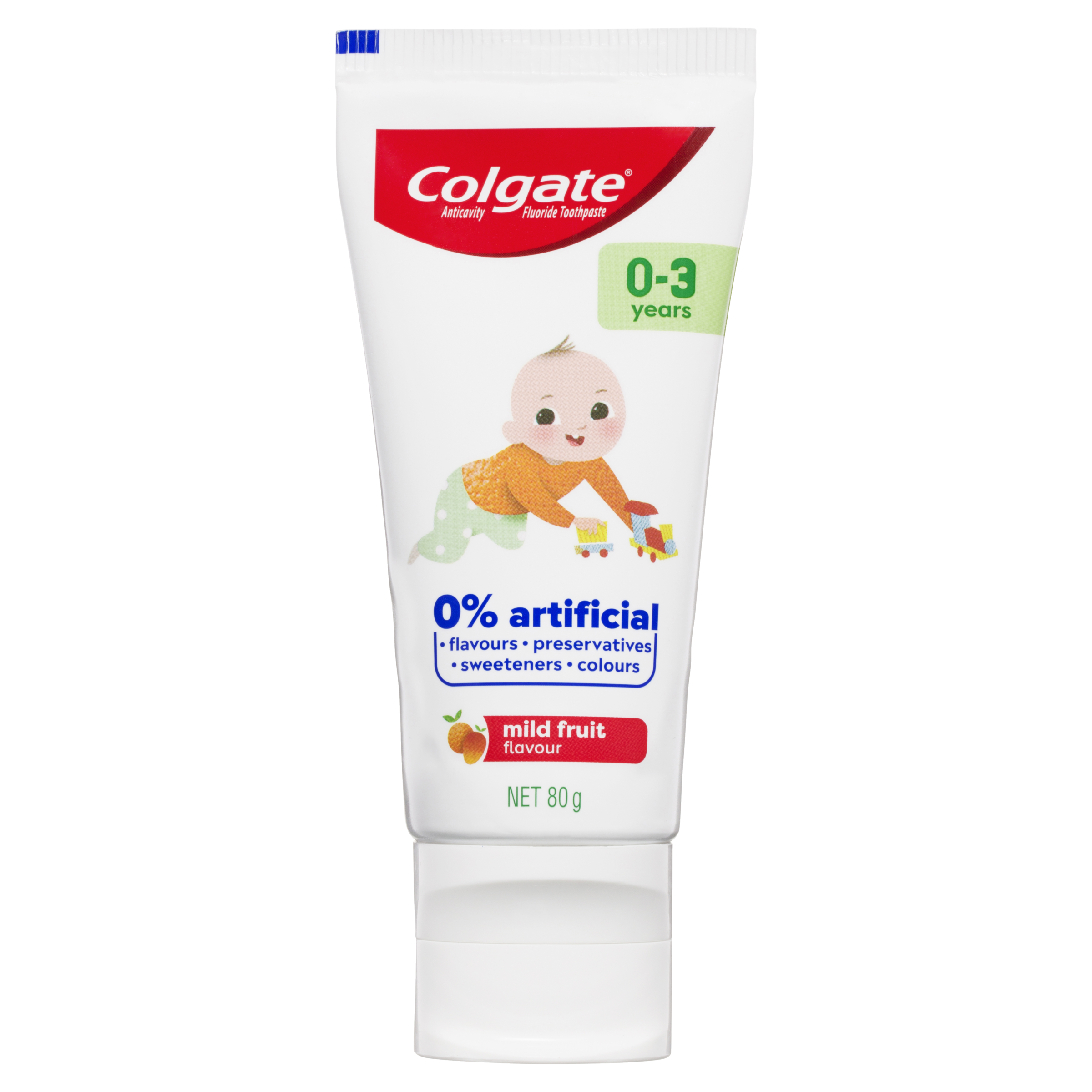 COLGATE TOOTHPASTE KIDS MILD FRUIT 0-3 YEARS 80G - Image 9