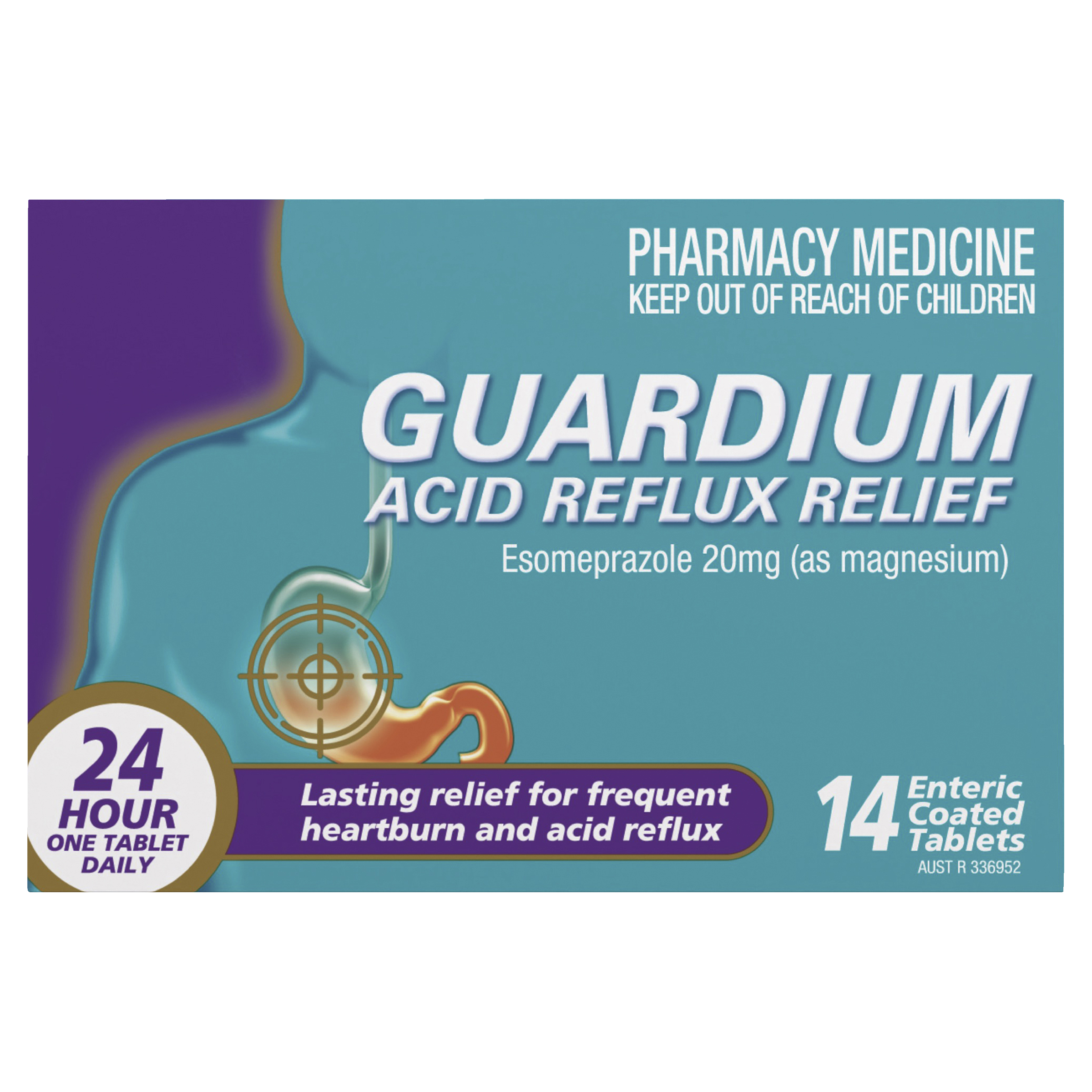 GUARDIUM ACID REFLUX RELIEF 14 TABLETS - Image 2