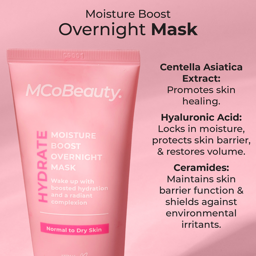 MCO BEAUTY HYDRATE MOISTURE BOOST OVERNIGHT MASK 100ML - Image 3