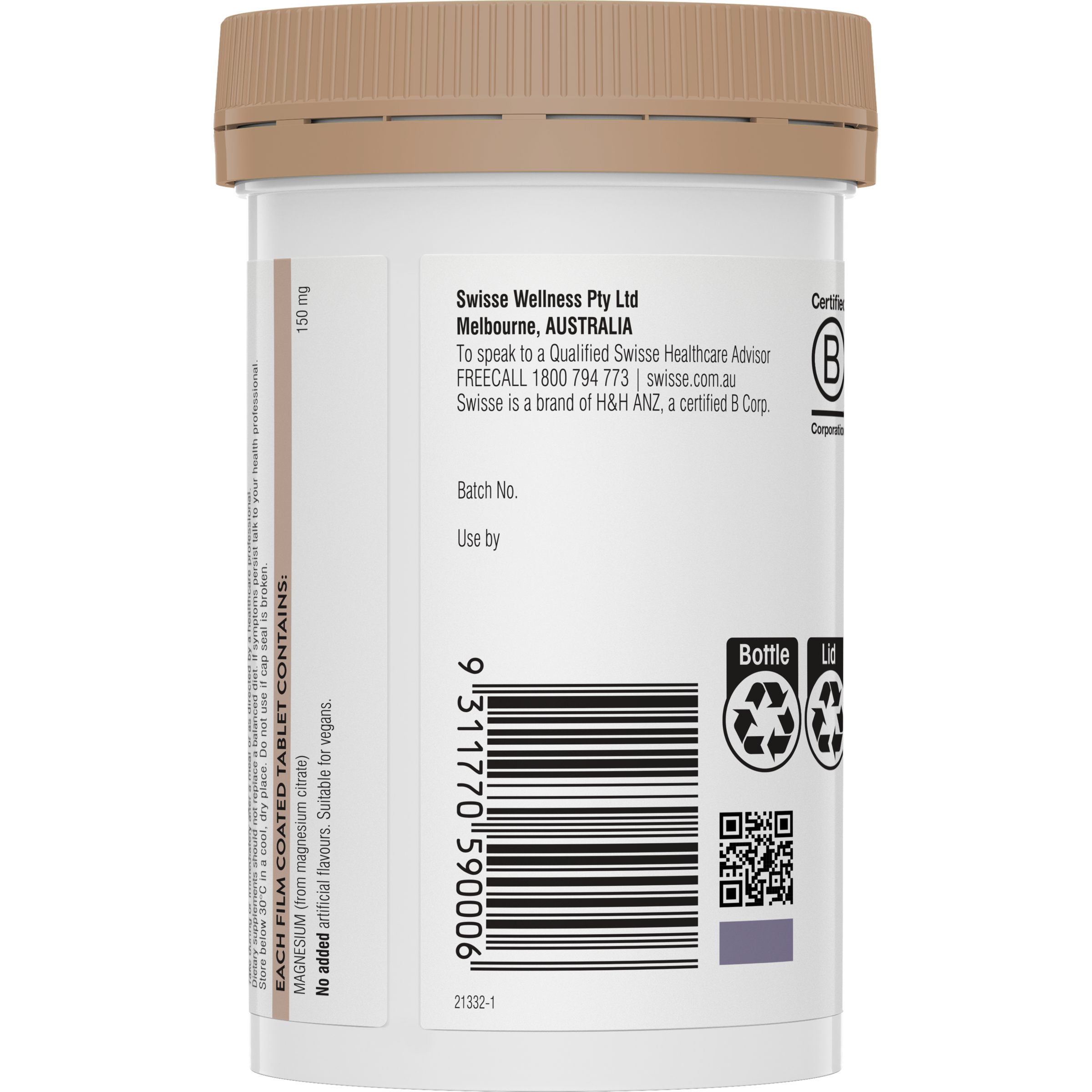 SWISSE ULTIBOOST MAGNESIUM 120 TABLETS - Image 4