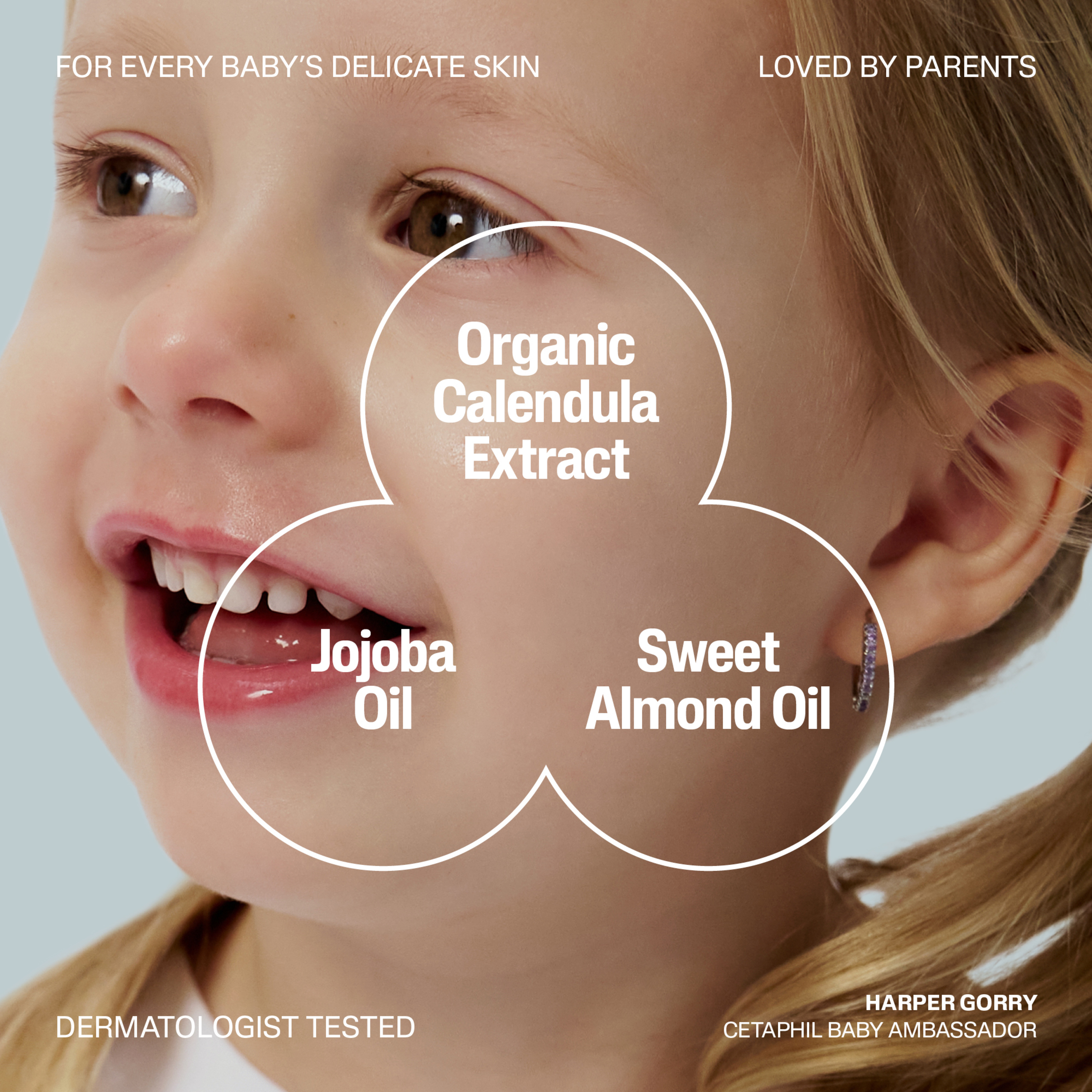 CETAPHIL BABY MOISTURISING BABY OIL ORGANIC CALENDULA 200ML - Image 3
