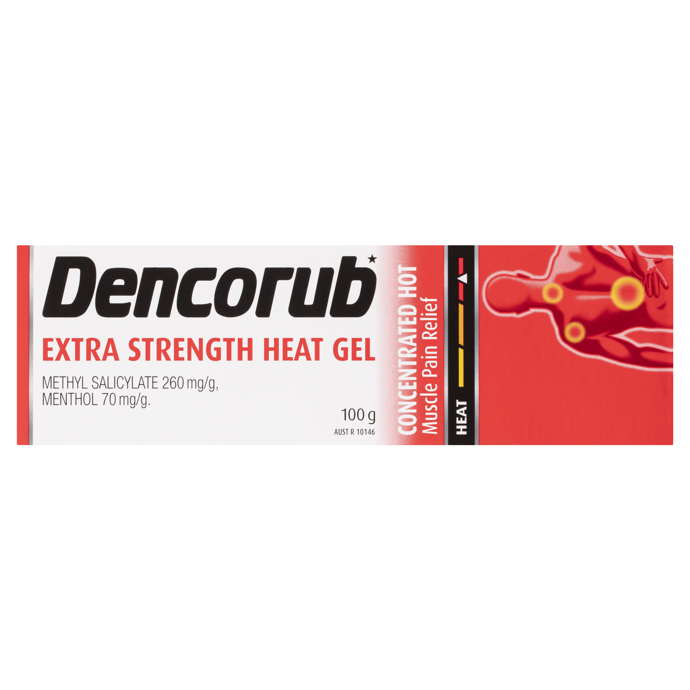 DENCORUB EXTRA STRENGTH HEAT GEL 100G - Image 4
