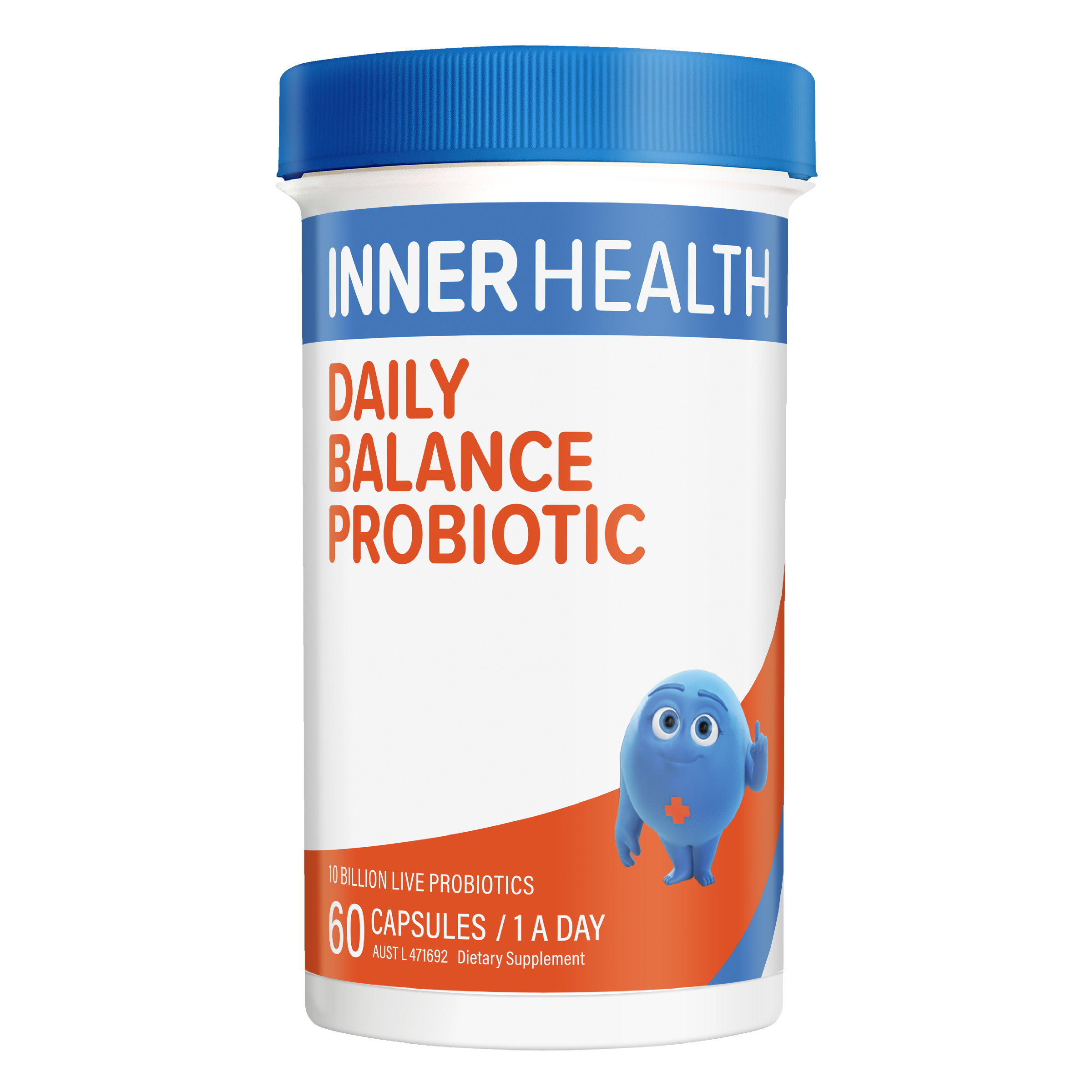 INNER HEALTH DAILY BALANCE PROBIOTIC 60 CAPSULES - Image 5