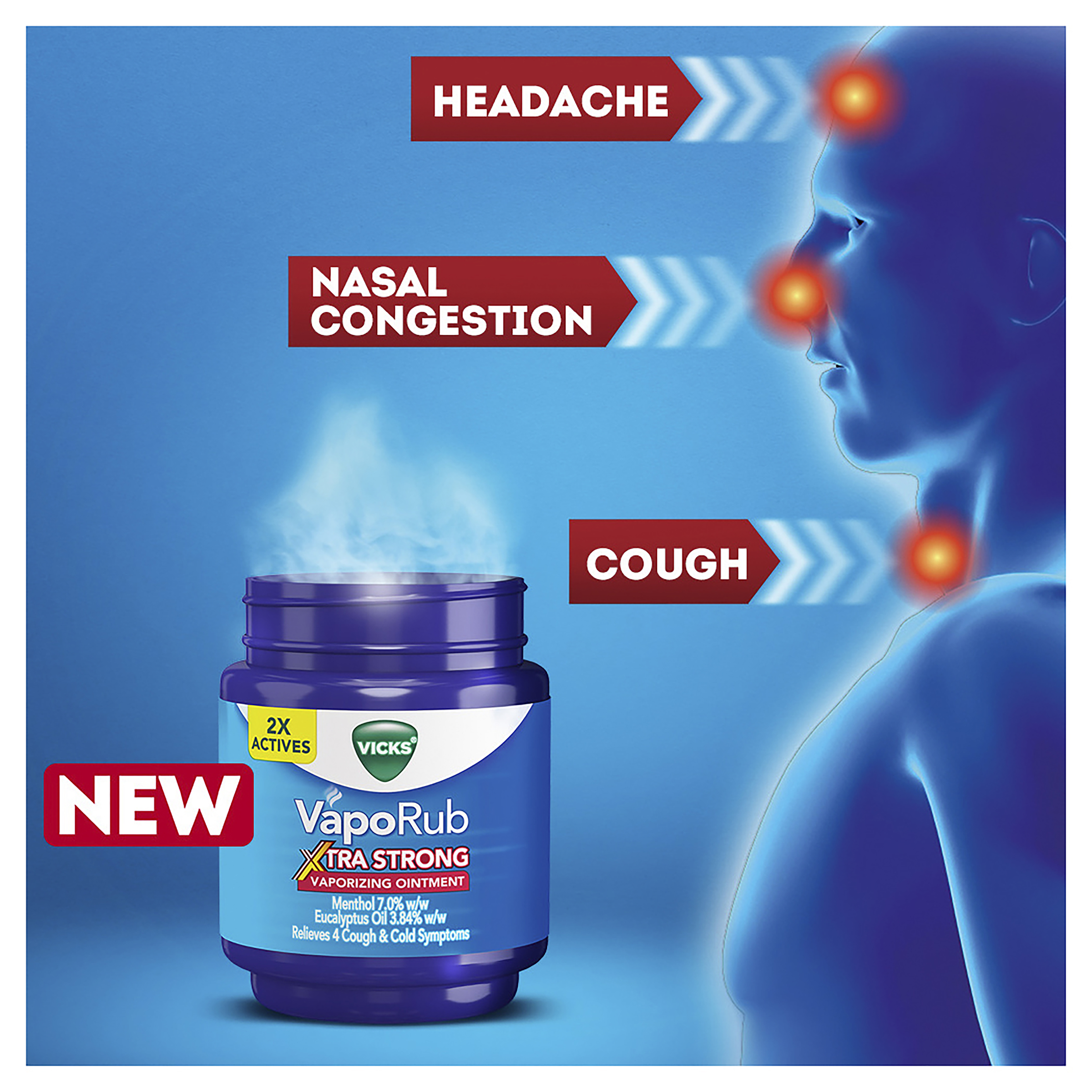 VICKS VAPORUB XTRA STRONG OINTMENT 50G - Image 8