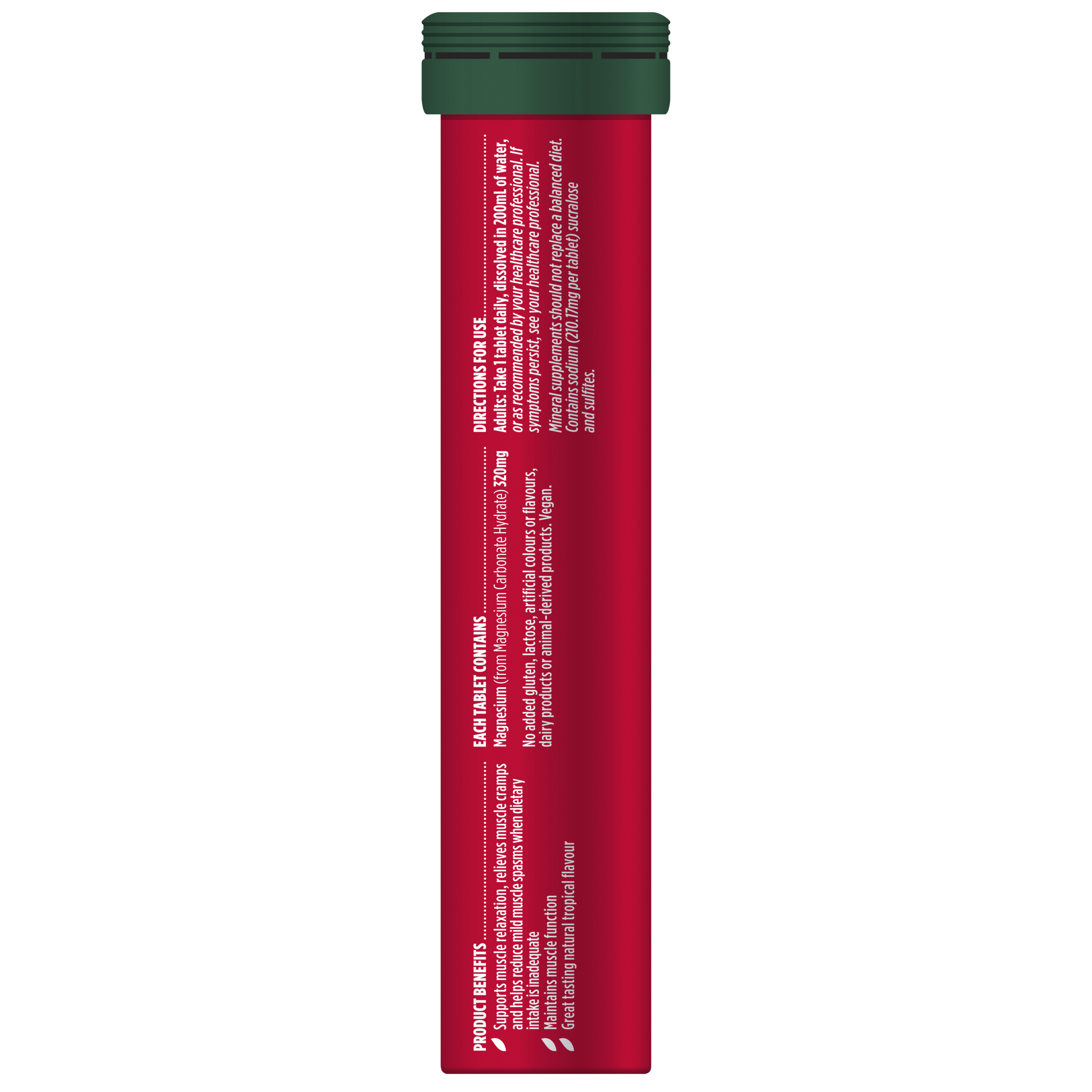 NATURES OWN MAGENSIUM + MUSCLE SUPPORT 20 TABETS - Image 2