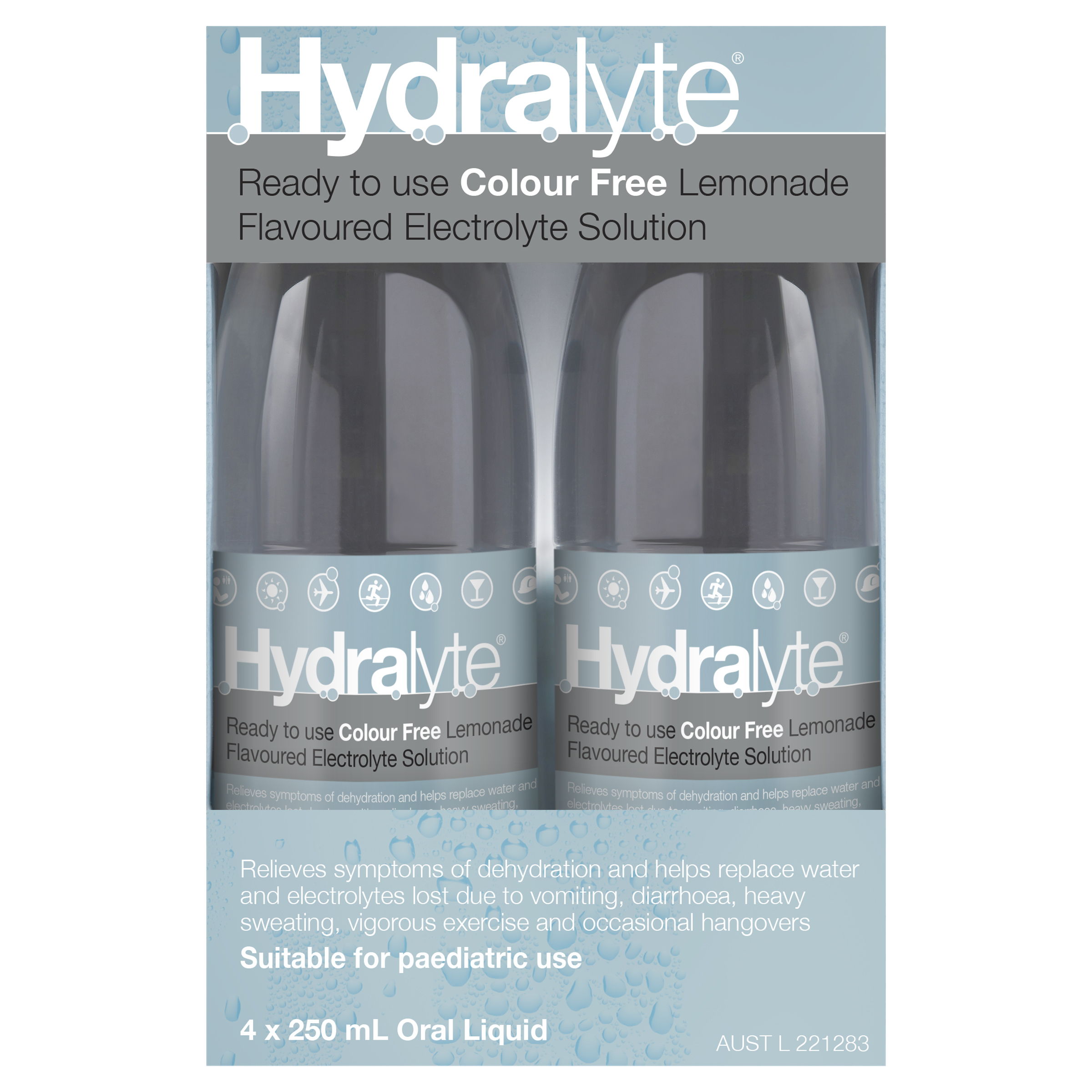 HYDRALYTE LIQUID LEMONADE READY TO DRINK 250ML 4 PACK - Image 10