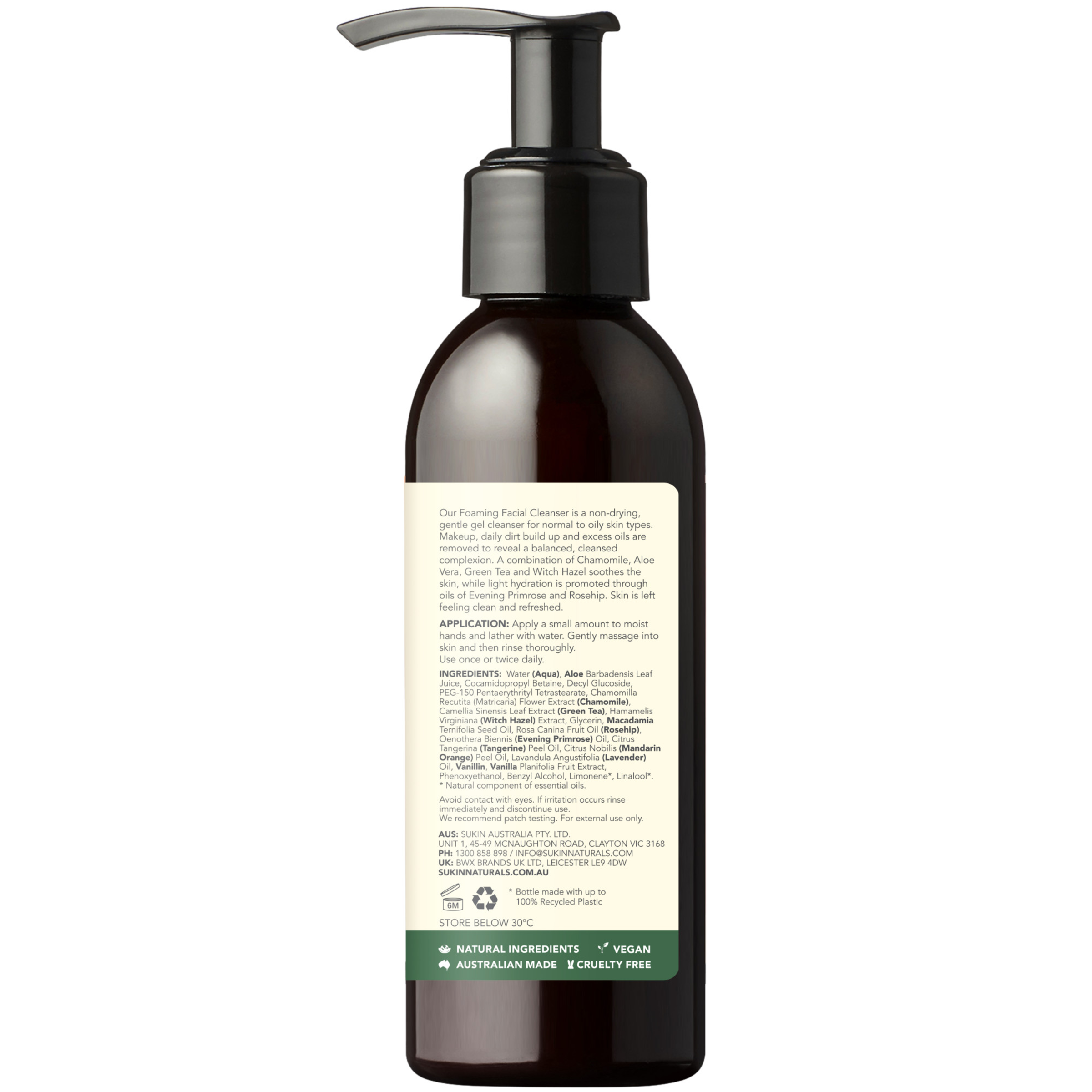 SUKIN SIGNATURE FOAM CLEANSER 125ML - Image 4