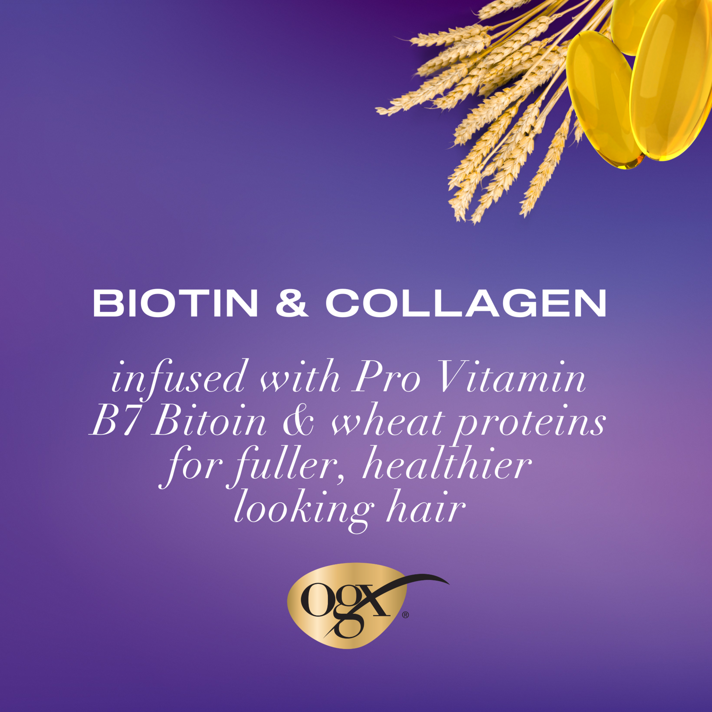 OGX BIOTIN & COLLAGEN CONDITIONER 385ML - Image 4