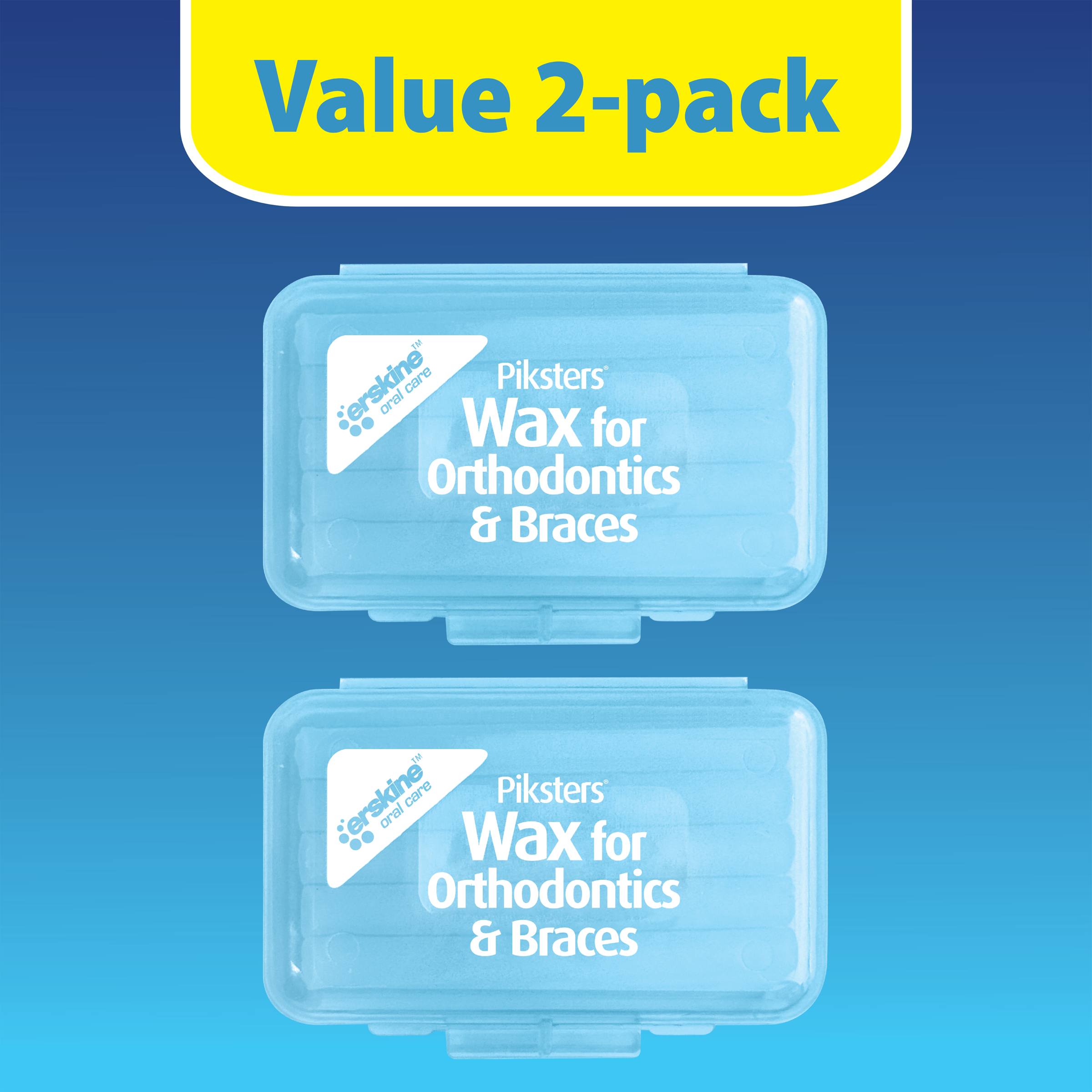PIKSTERS WAX FOR ORTHODONTICS & BRACES  2 PACK - Image 3