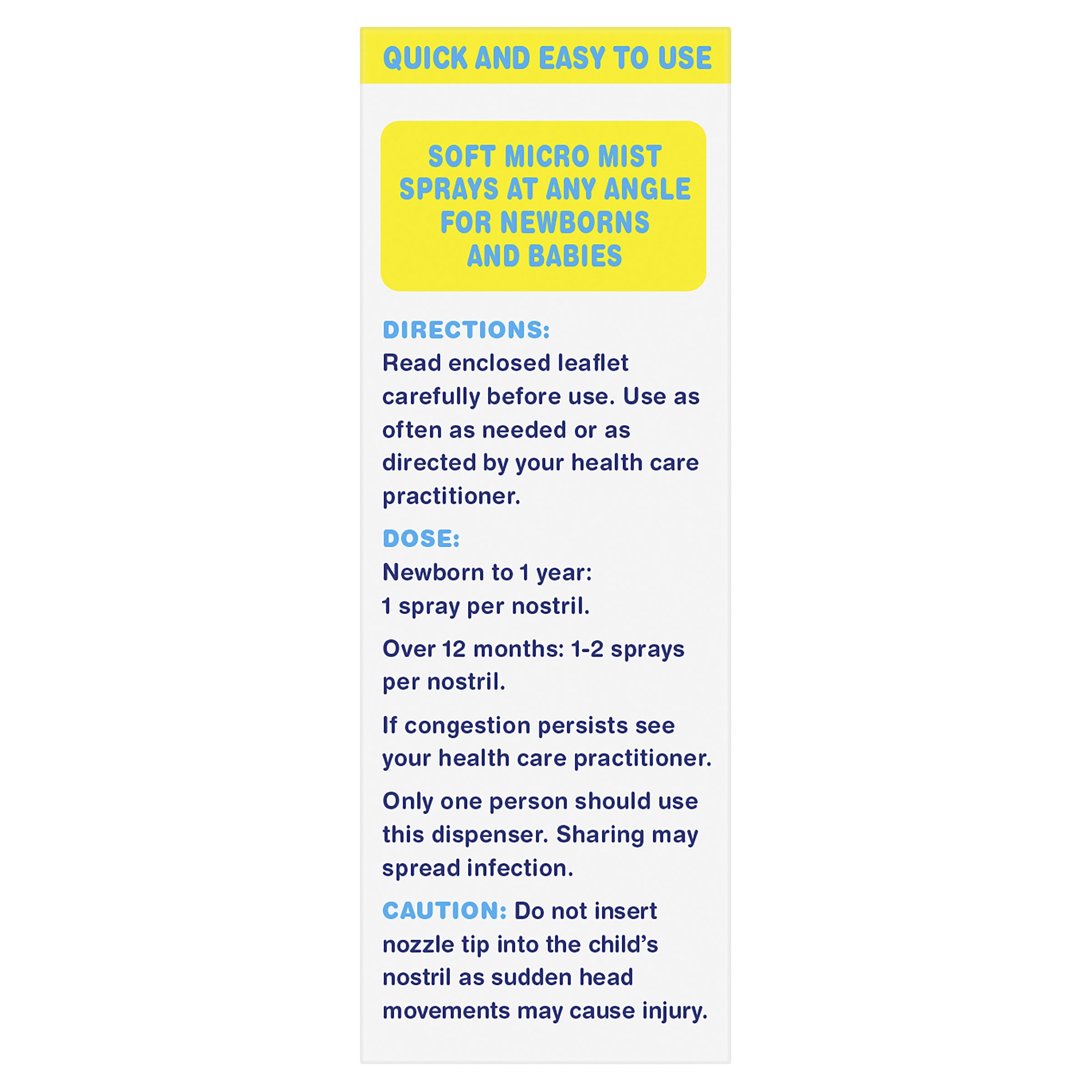 FLO BABY SALINE NASAL SPRAY 15ML - Image 3