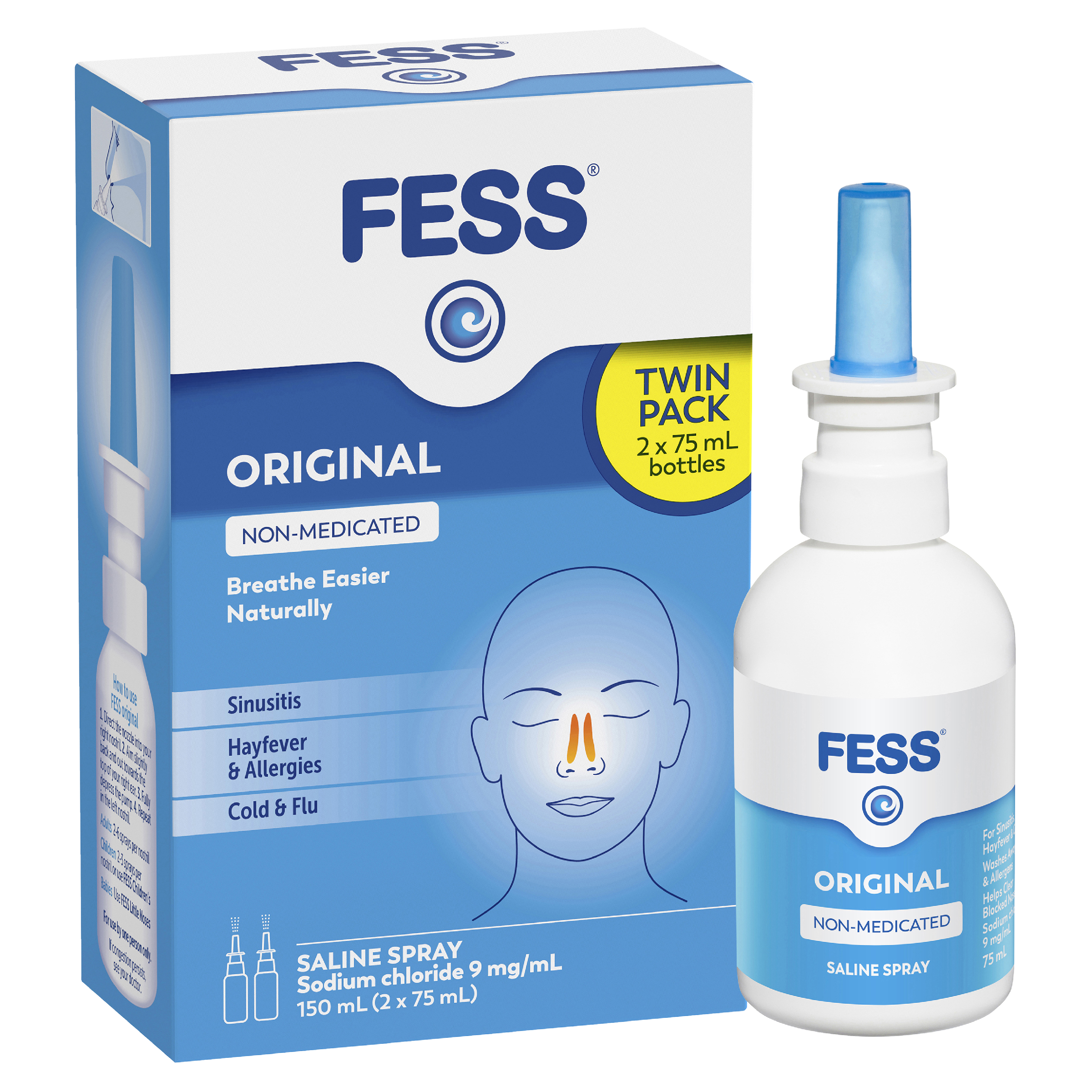 FESS NASAL SPRAY 2 X 75ML - Image 10