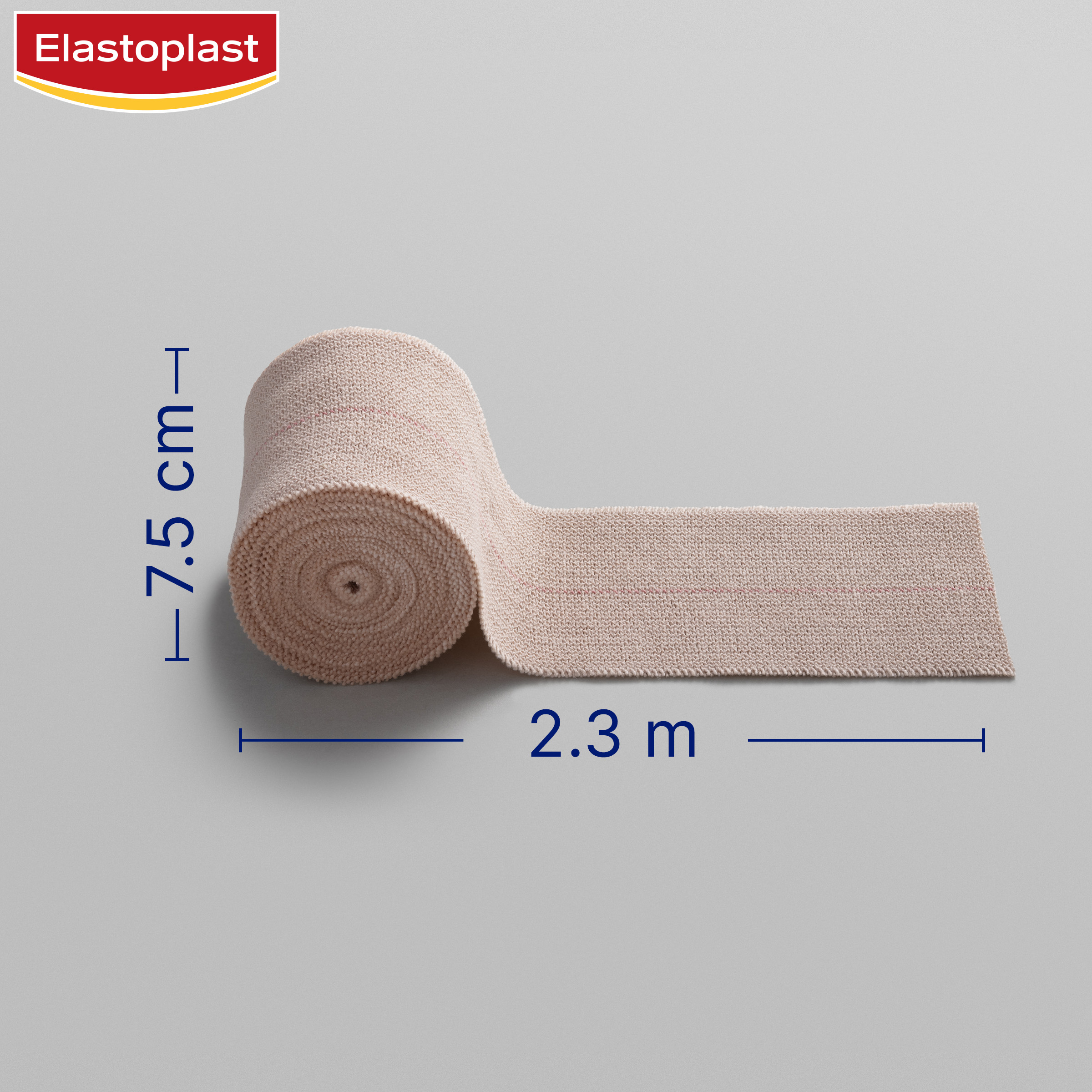 ELASTOPLAST HEAVY WEIGHT CREPE BANDAGE 7.5CM X 2.3M - Image 4