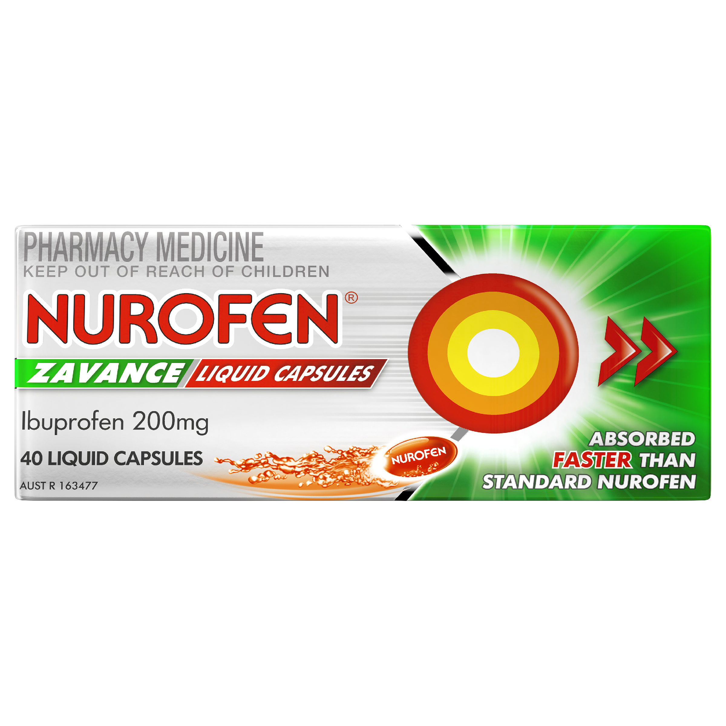 NUROFEN ZAVANCE LIQUID 40 CAPSULES - Image 2