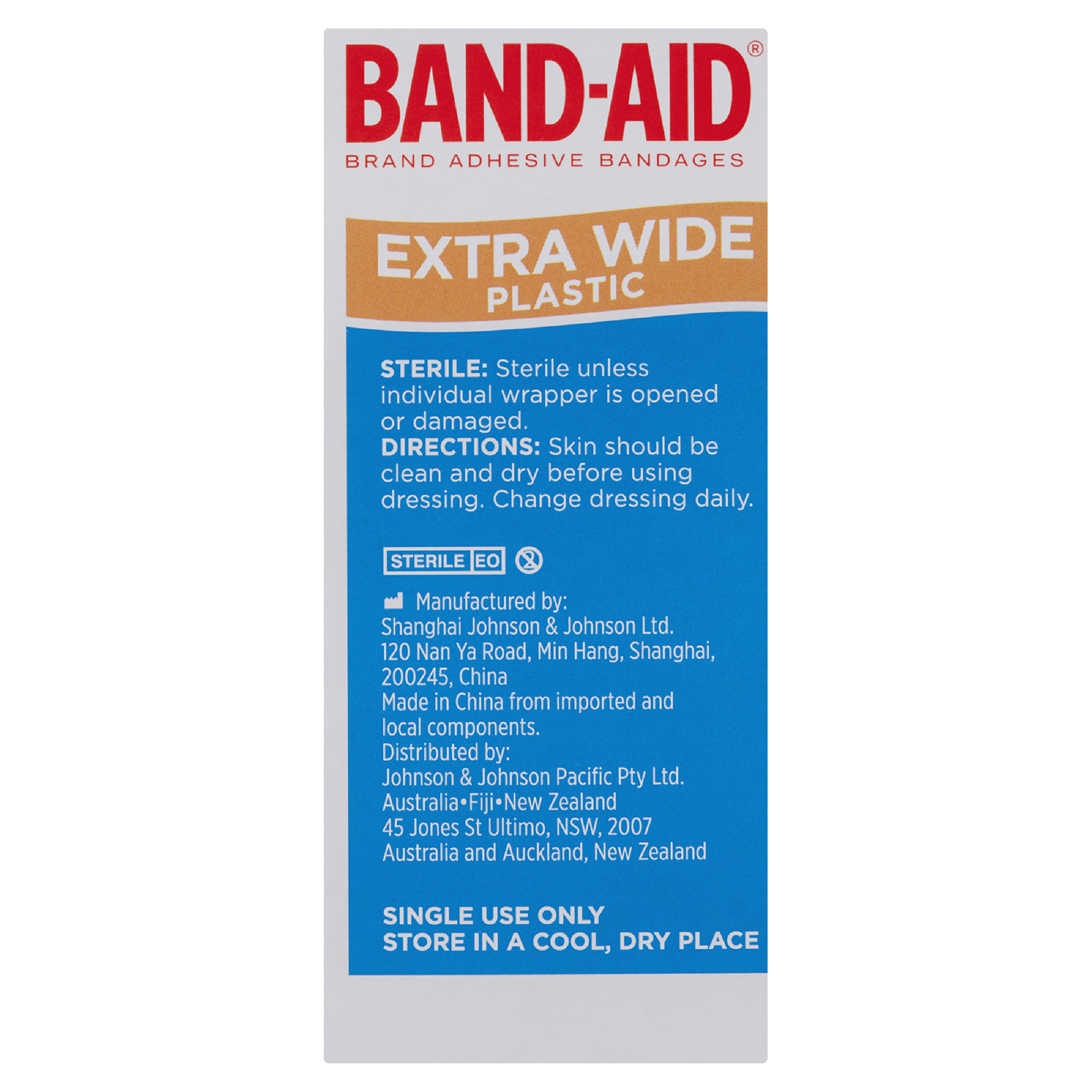 BAND-AID EXTRA WIDE PLASTIC STRIPS 40 PACK - Image 3