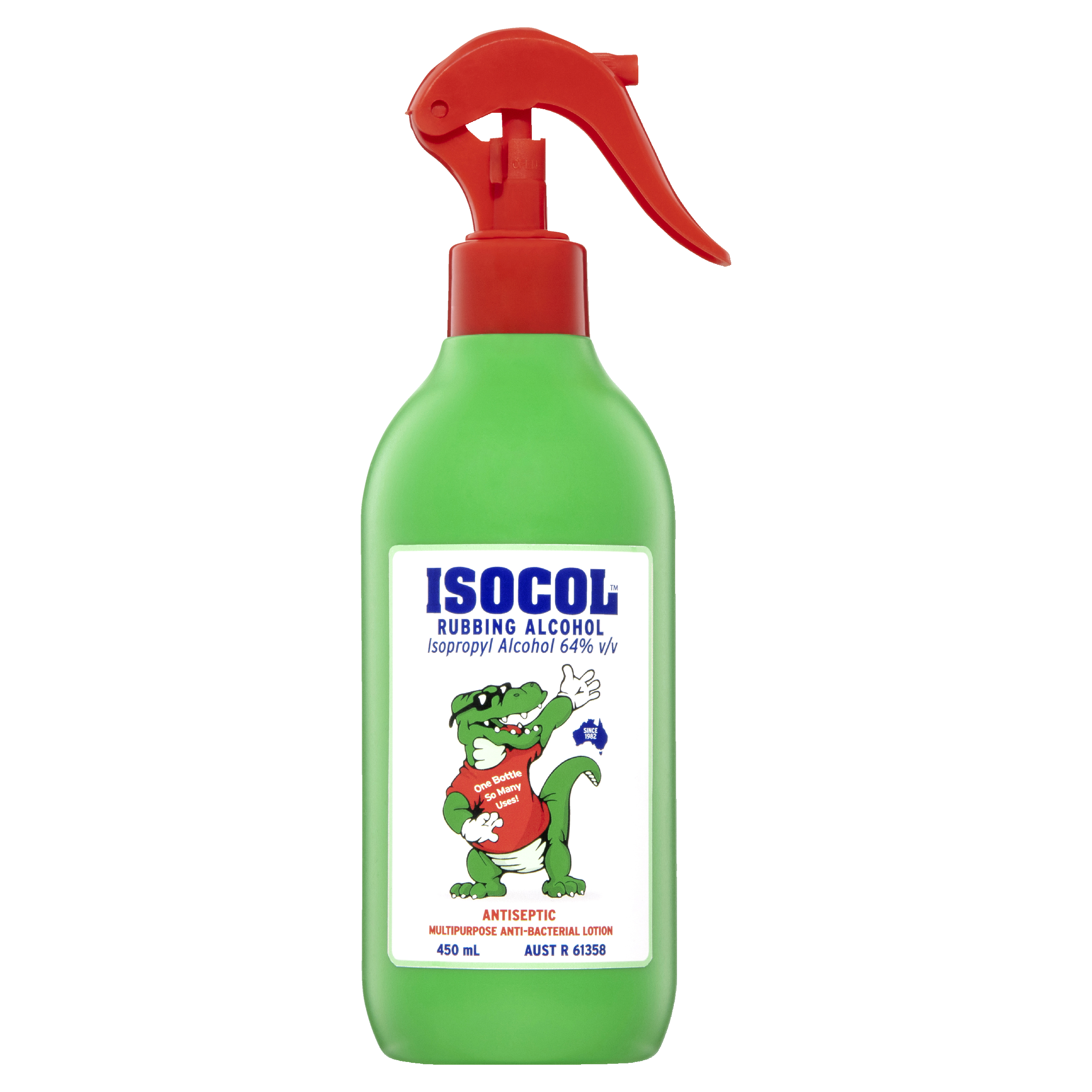 ISOCOL RUBBING ALCOHOL 450ML SPRAY