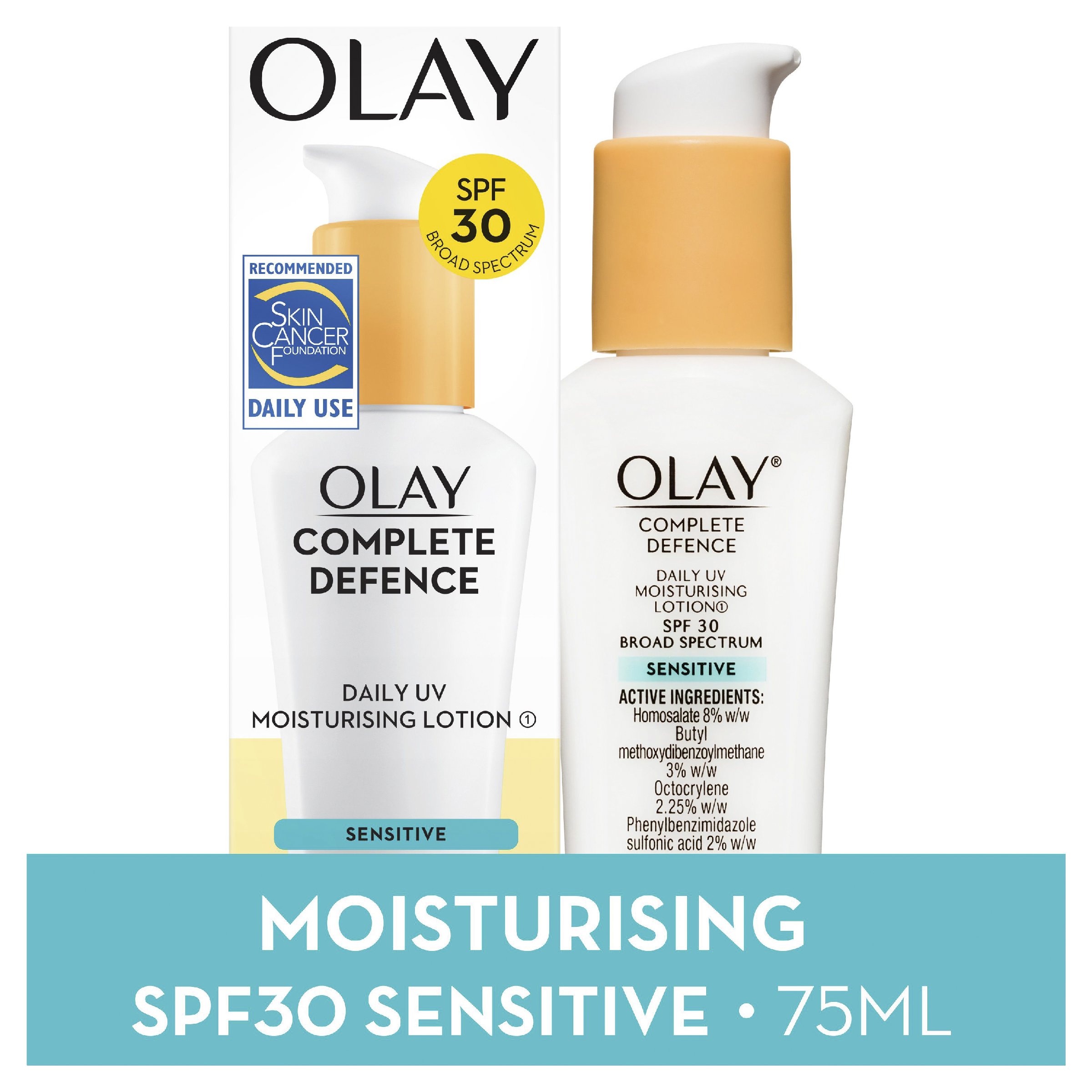 OLAY COMPLETE DEFENCE SENSITIVE UV MOISTURISER SPF30 75ML - Image 7