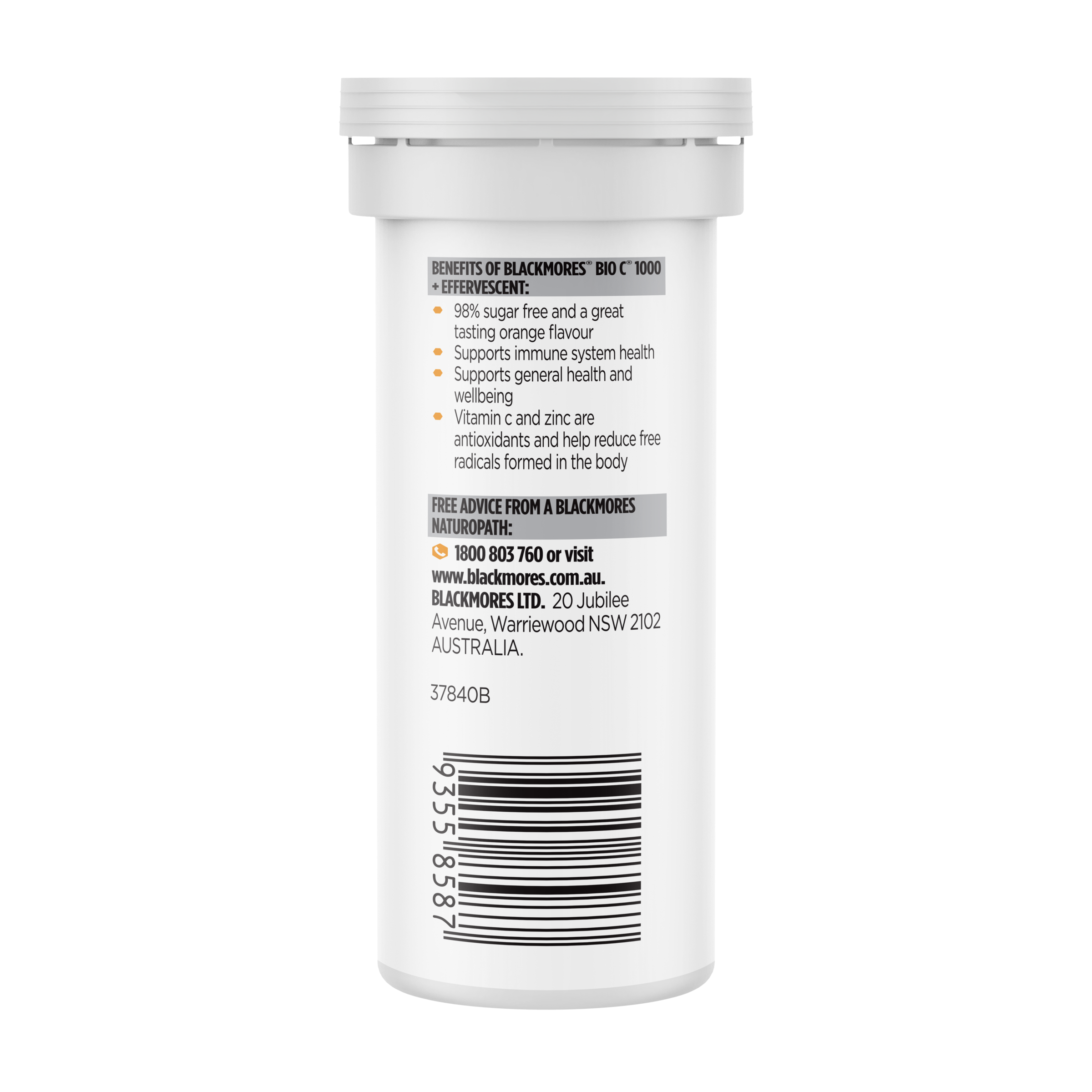 BLACKMORES BIO C 1000 + EFFERVESCENT 10 TABLETS - Image 2