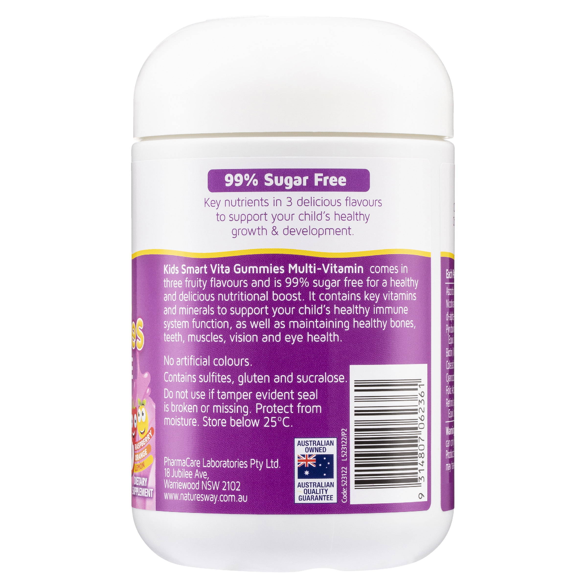NATURES WAY KIDS SMART VITA GUMMIES SUGAR FREE MULTI TRIO - Image 3