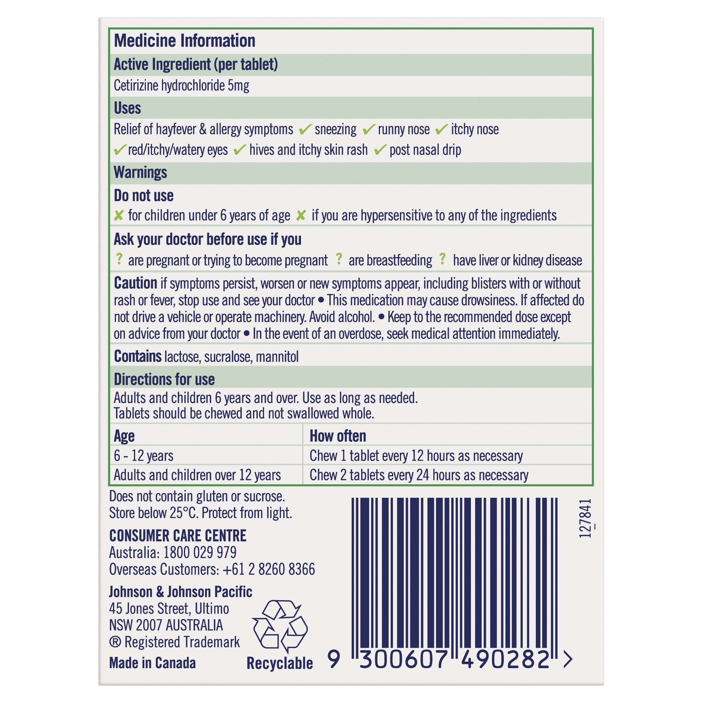 ZYRTEC KIDS 5MG GRAPE CHEWABLE TABLETS 30 - Image 4
