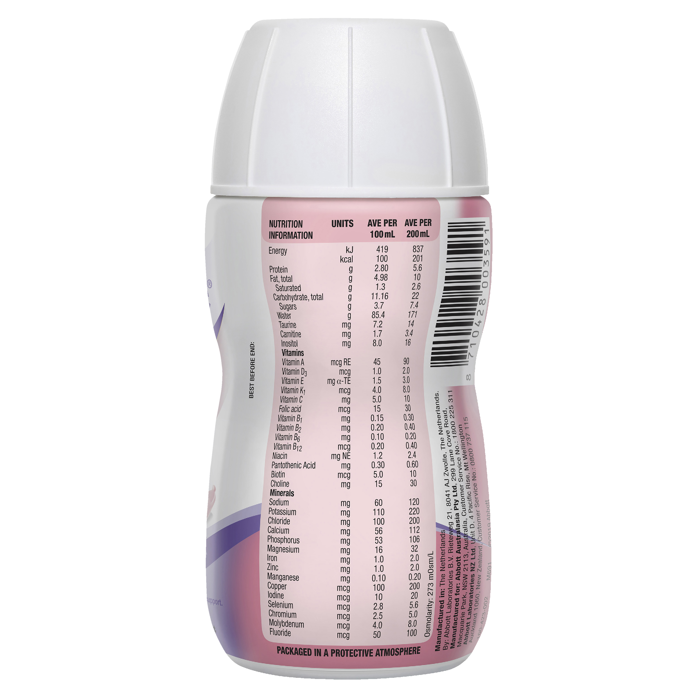PEDIASURE STRAWBERRY READY TO DRINK 200ML - Image 4