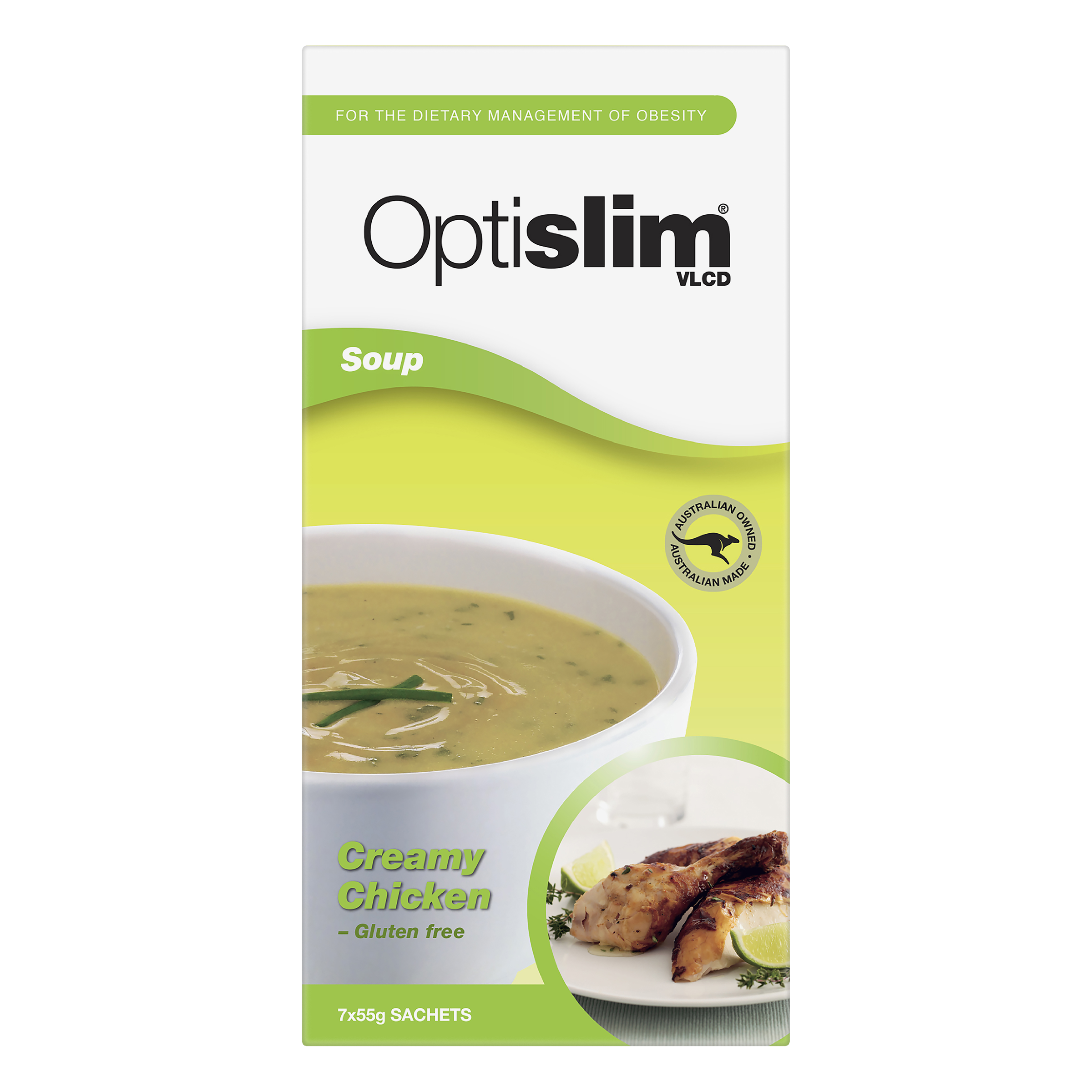 OPTISLIM VLCD SOUP CREAMY CHICKEN 55G 7 PACK - Image 6