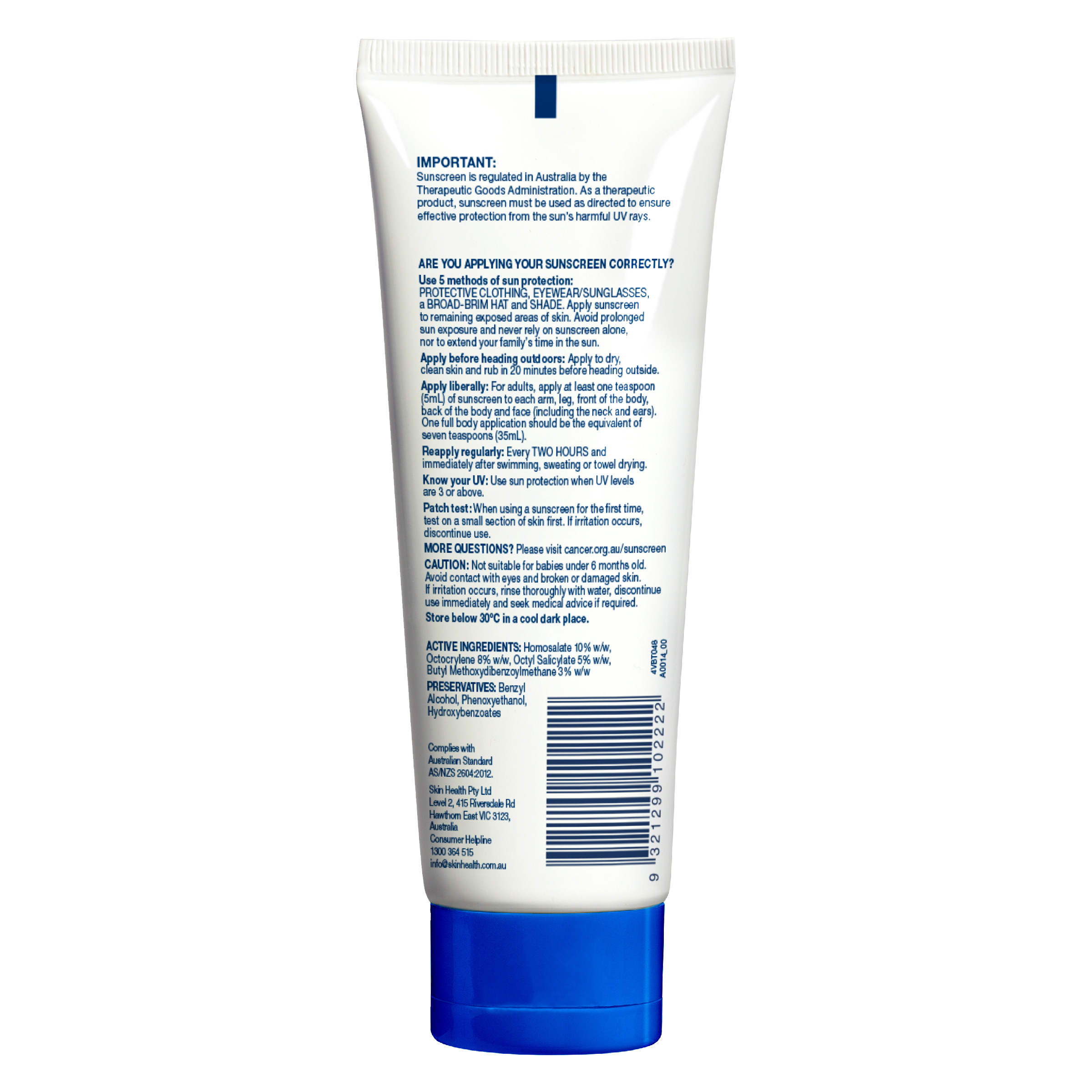 CANCER COUNCIL ULTRA SUNSCREEN SPECTRUM TUBE SPF50+ 110ML - Image 2