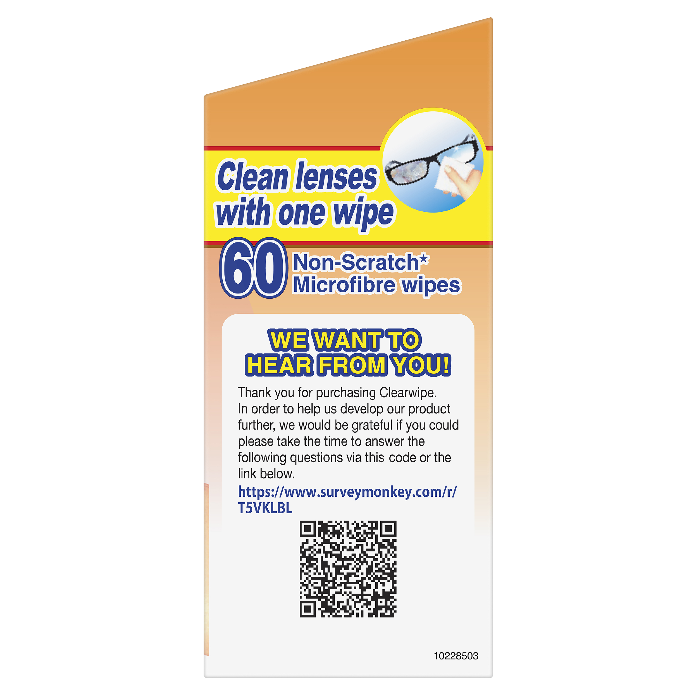 CLEARWIPE LENS CLEANER WIPES 60 PACK - Image 6