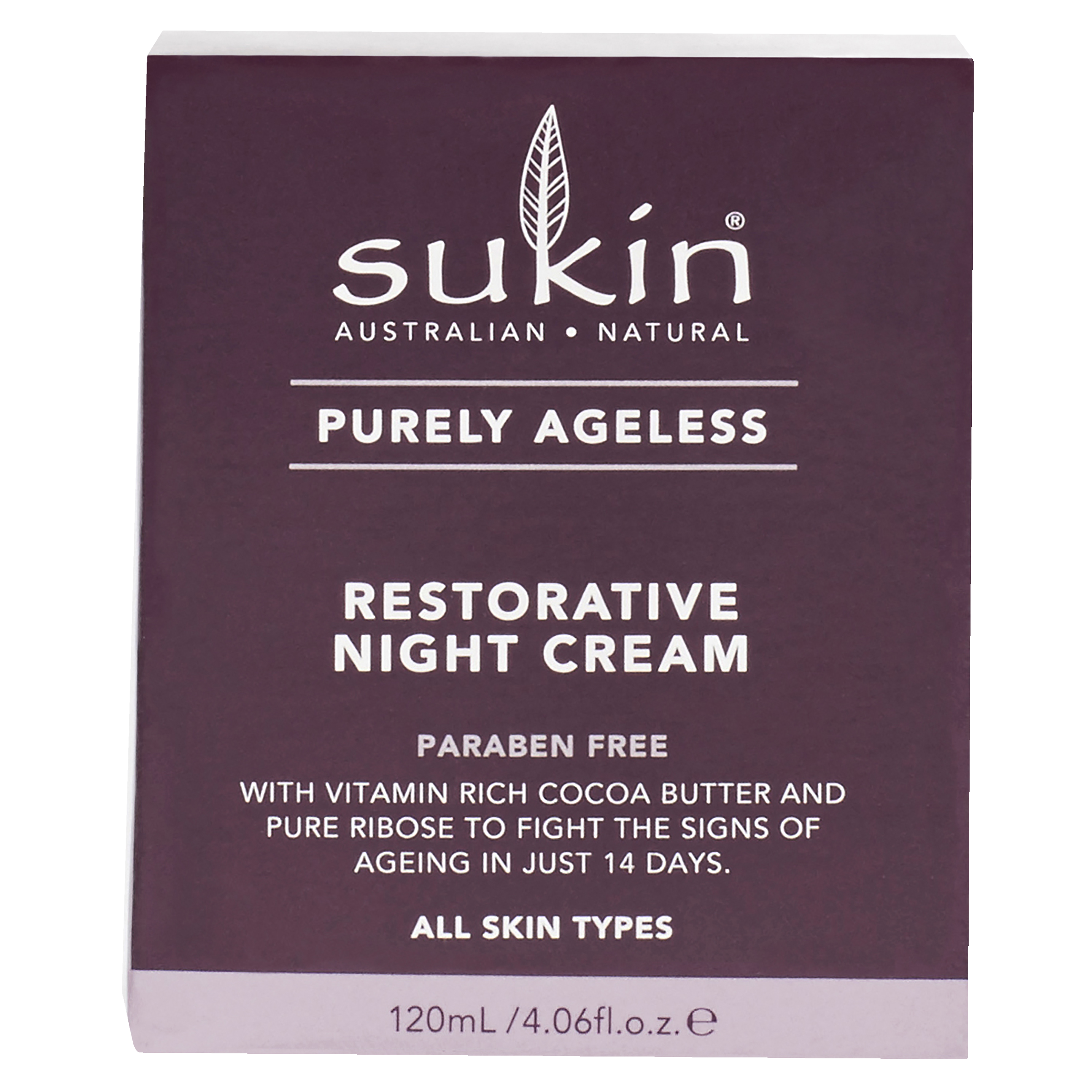 SUKIN PURELY AGELESS RESTORATIVE NIGHT CREAM 120ML - Image 2