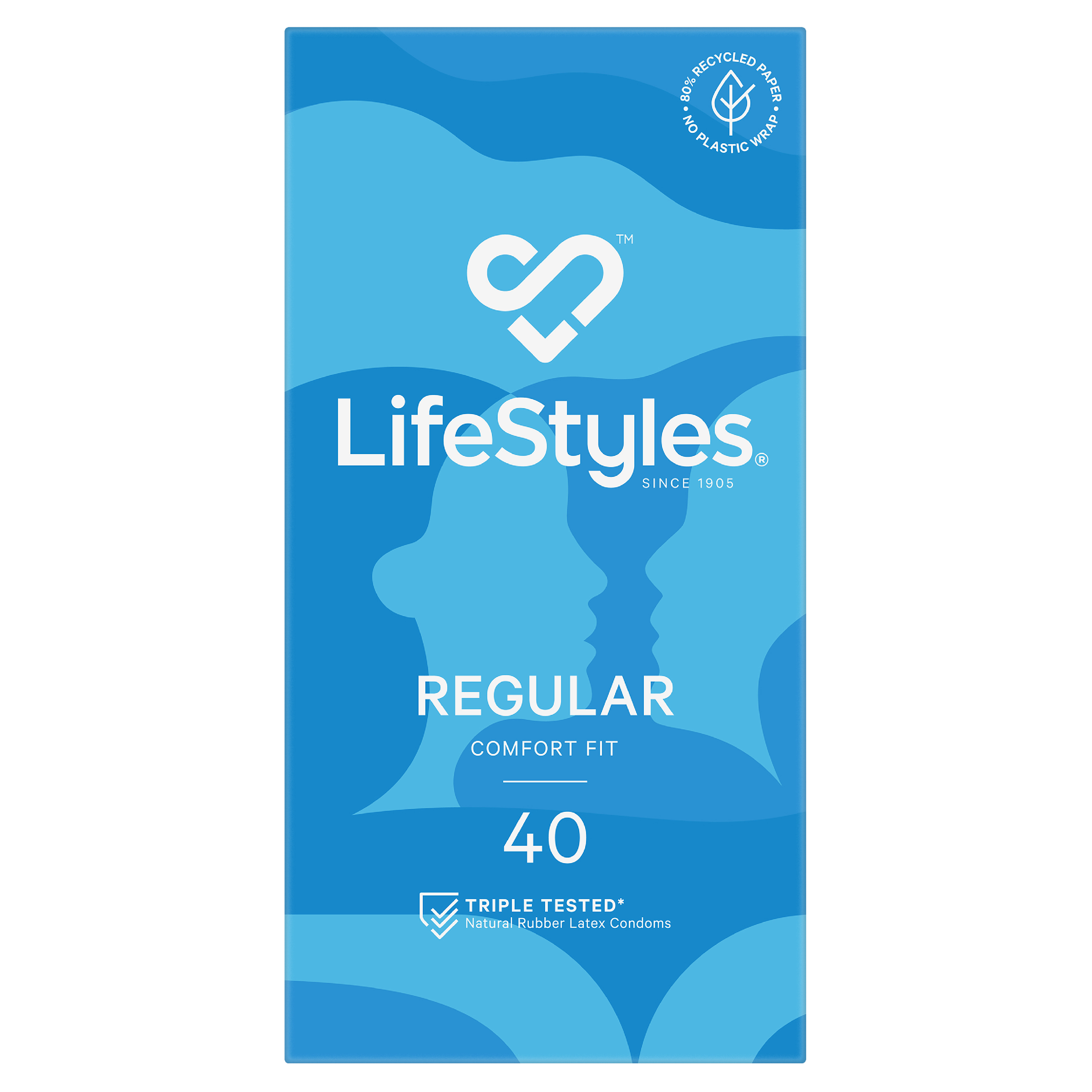 LIFESTYLES REGULAR CONDOMS 40 PACK - Image 2