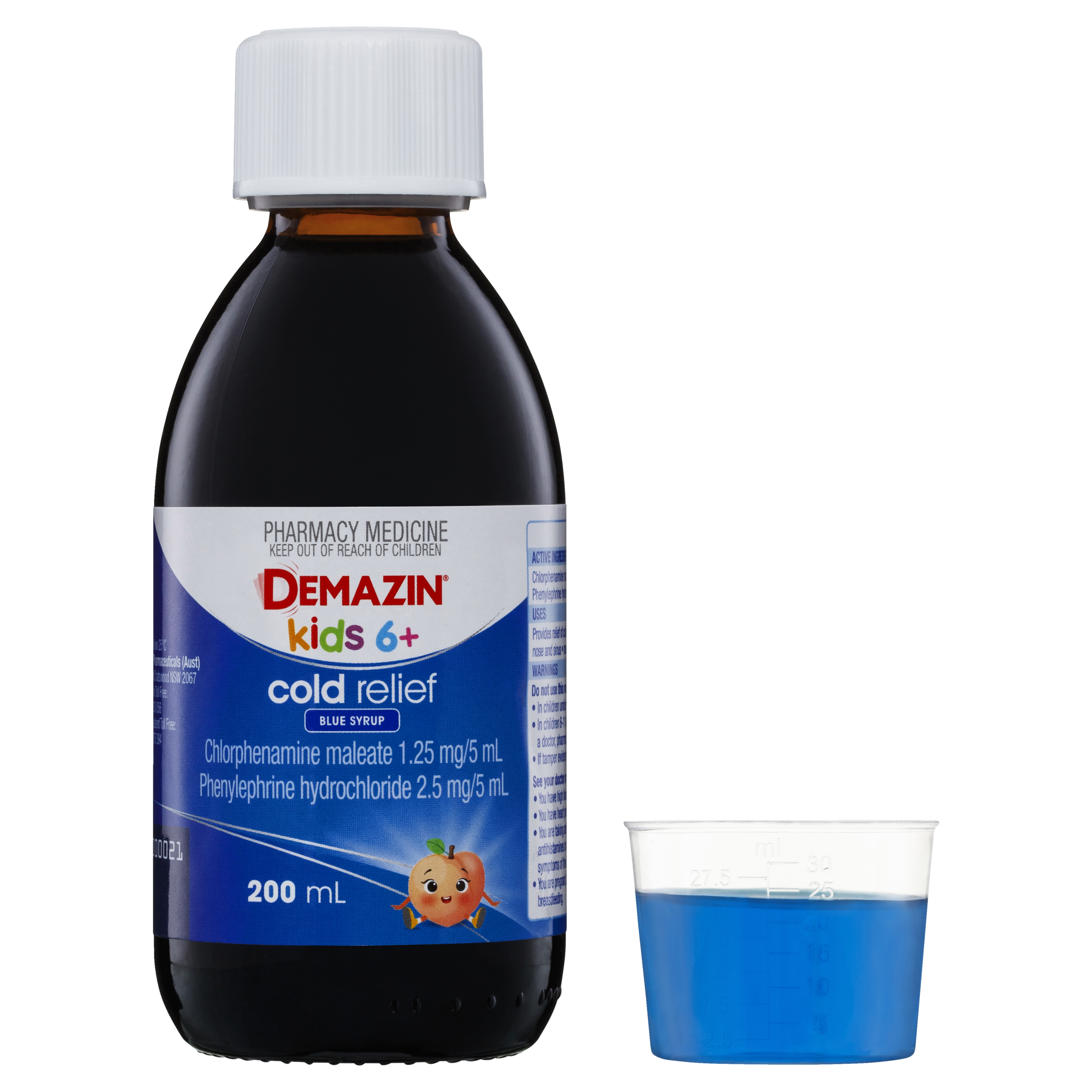DEMAZIN BLUE SYRUP 200ML - Image 8