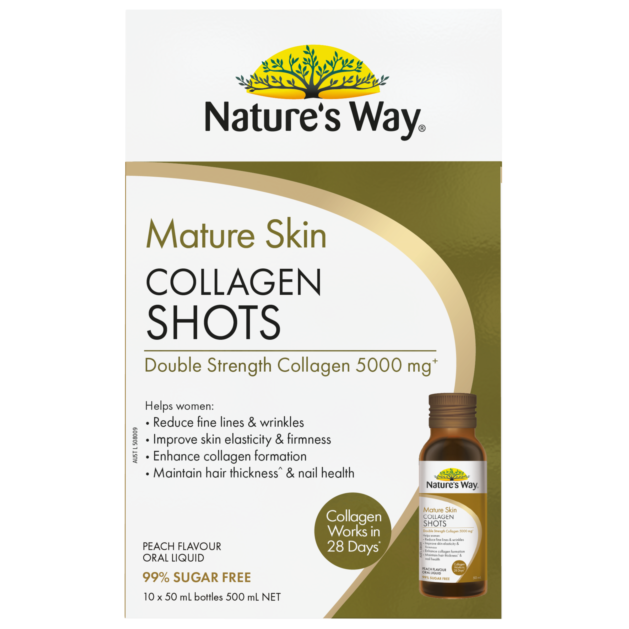 NATURES WAY MATURE SKIN COLLAGEN SHOTS 50ML 10 PACK