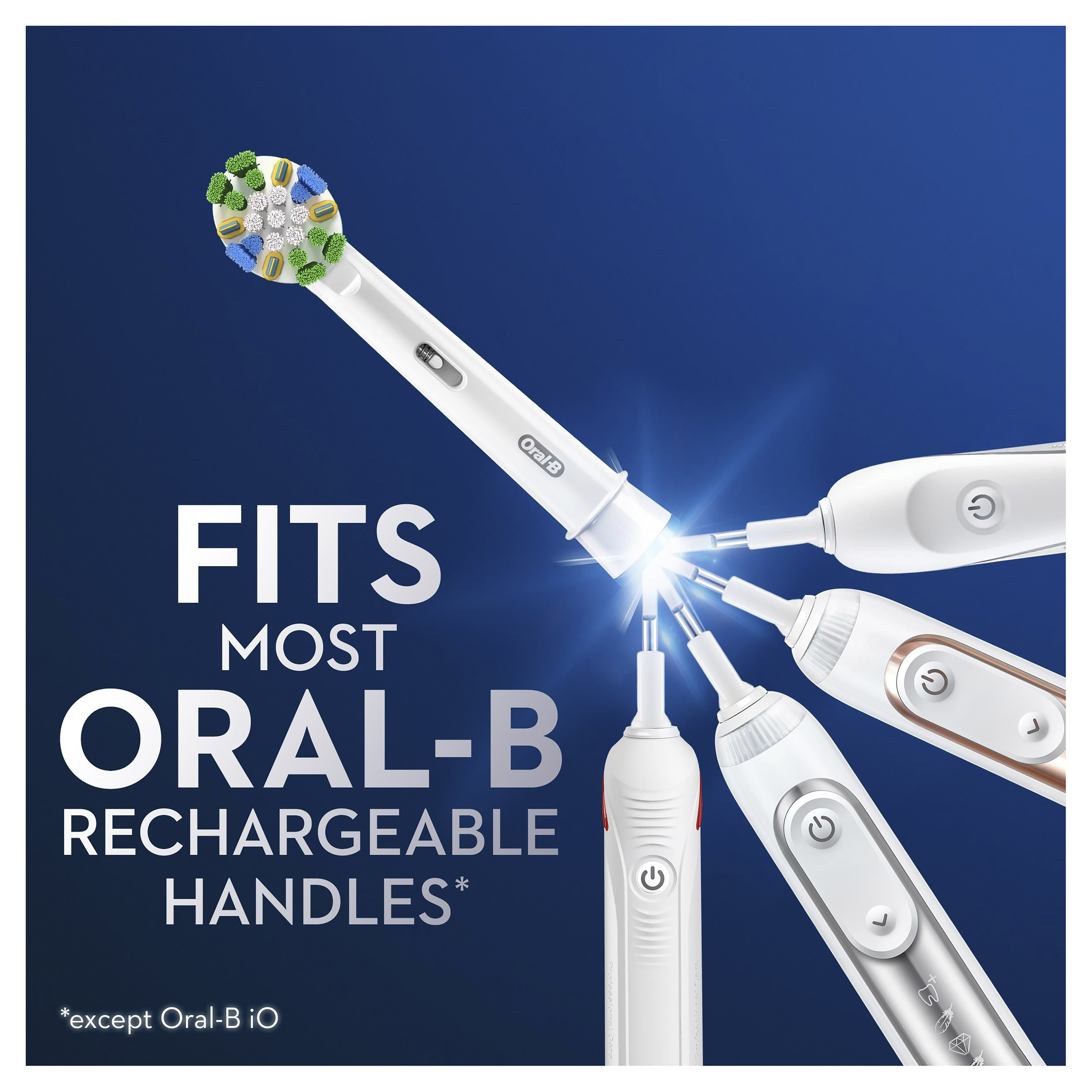 ORAL-B VITALITY+ POWER BRUSH HEADS FLOSS ACTION 3 PACK - Image 7
