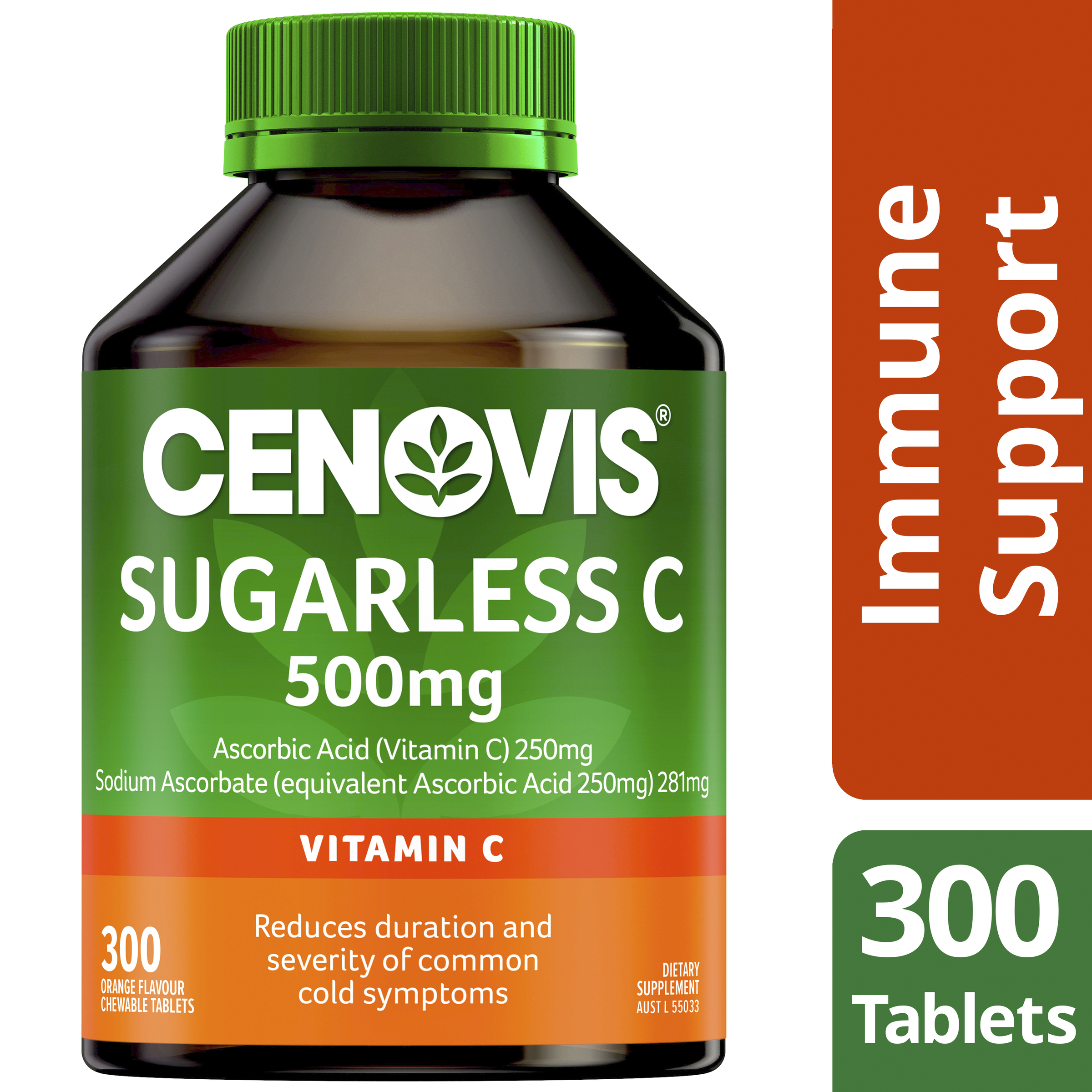 CENOVIS SUGARLESS C 500MG 300 TABLETS - Image 9