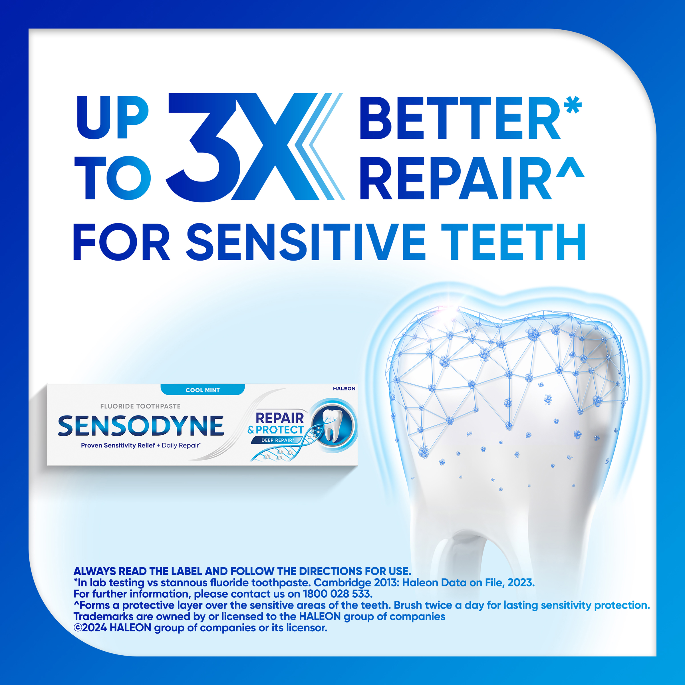 SENSODYNE REPAIR & PROTECT TOOTHPASTE NOVAMIN® 100G - Image 6