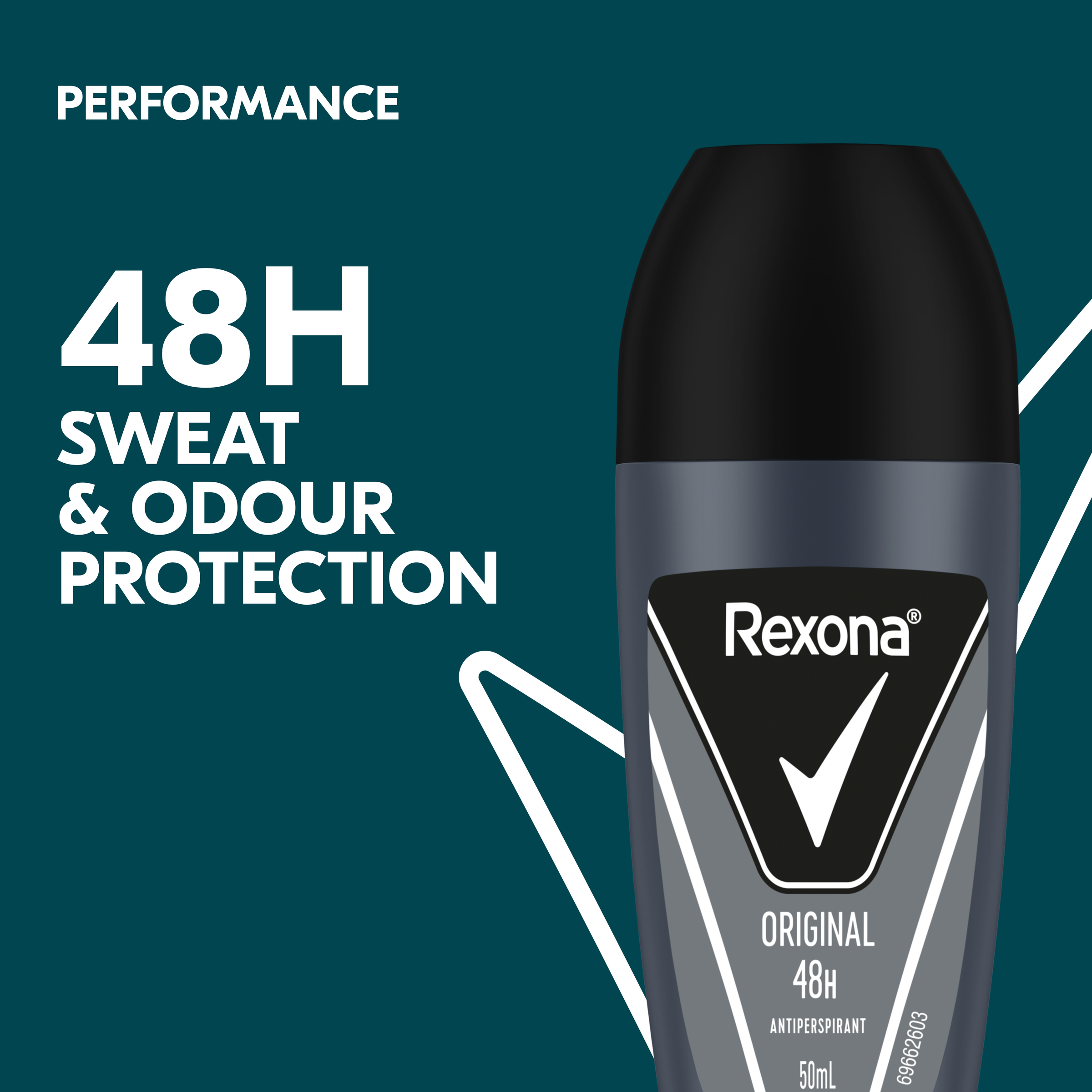 REXONA MEN ANTIPERSPIRANT ORIGINAL ROLL ON 48HR 50ML - Image 4