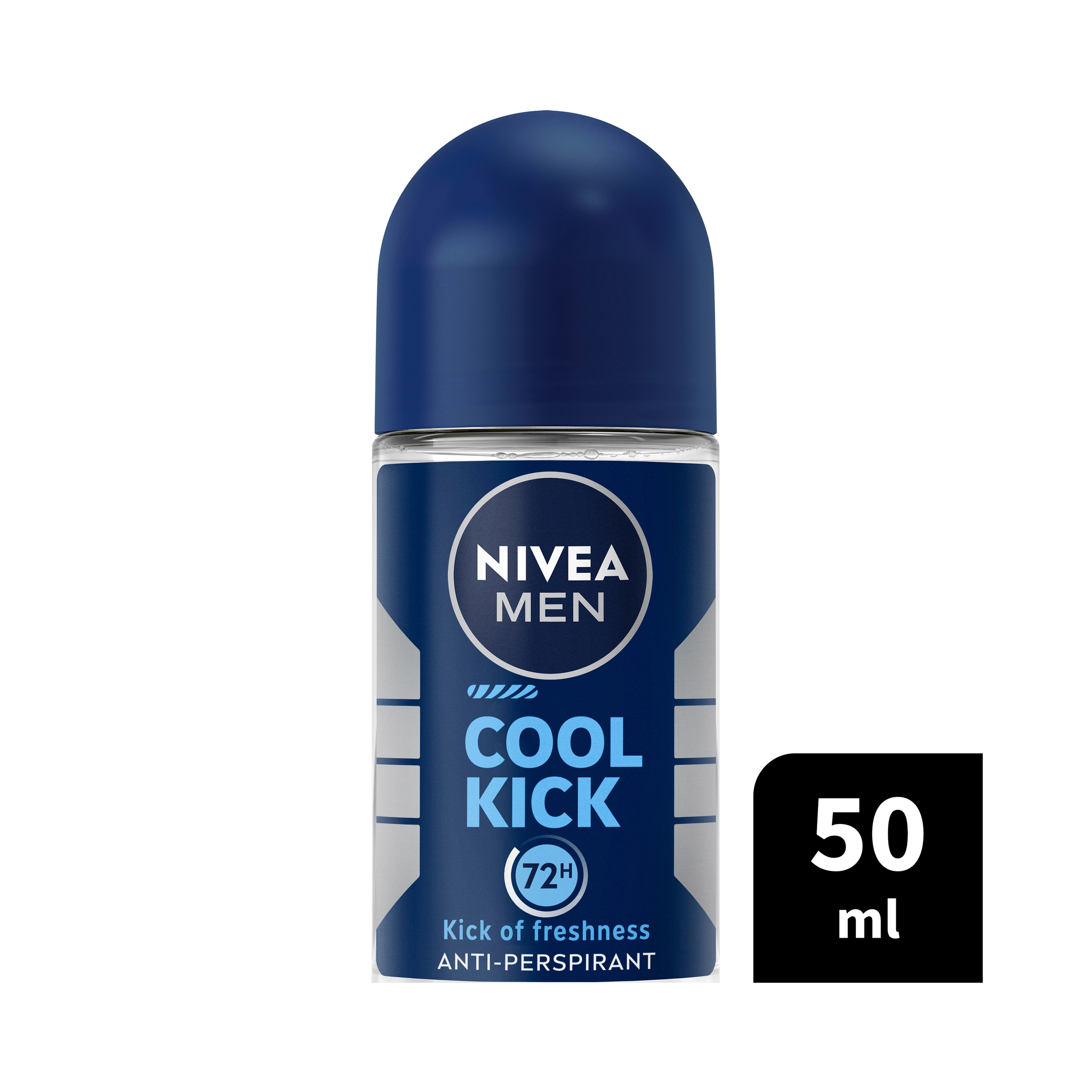 NIVEA MEN ANTIPERSPIRANT COOL KICK 48H ROLL ON 50ML - Image 9