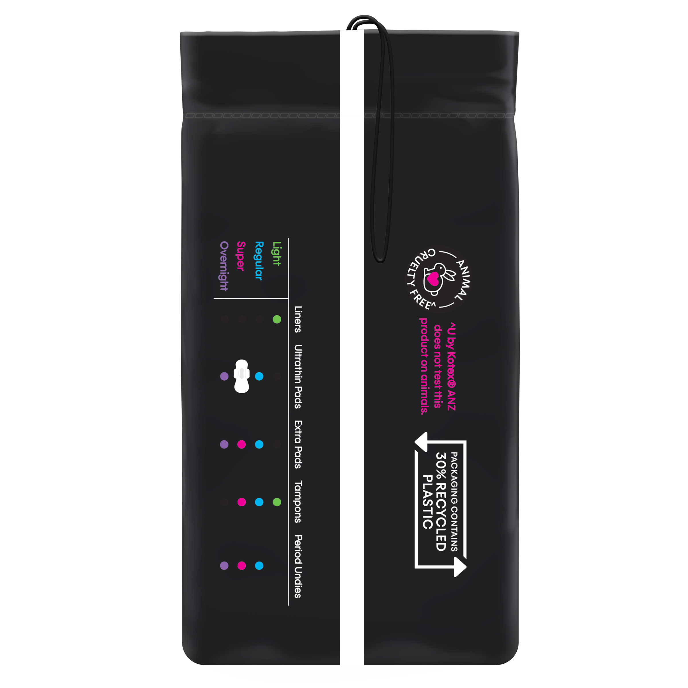 U BY KOTEX PADS ULTRATHIN SUPER WINGS 12 PACK - Image 2