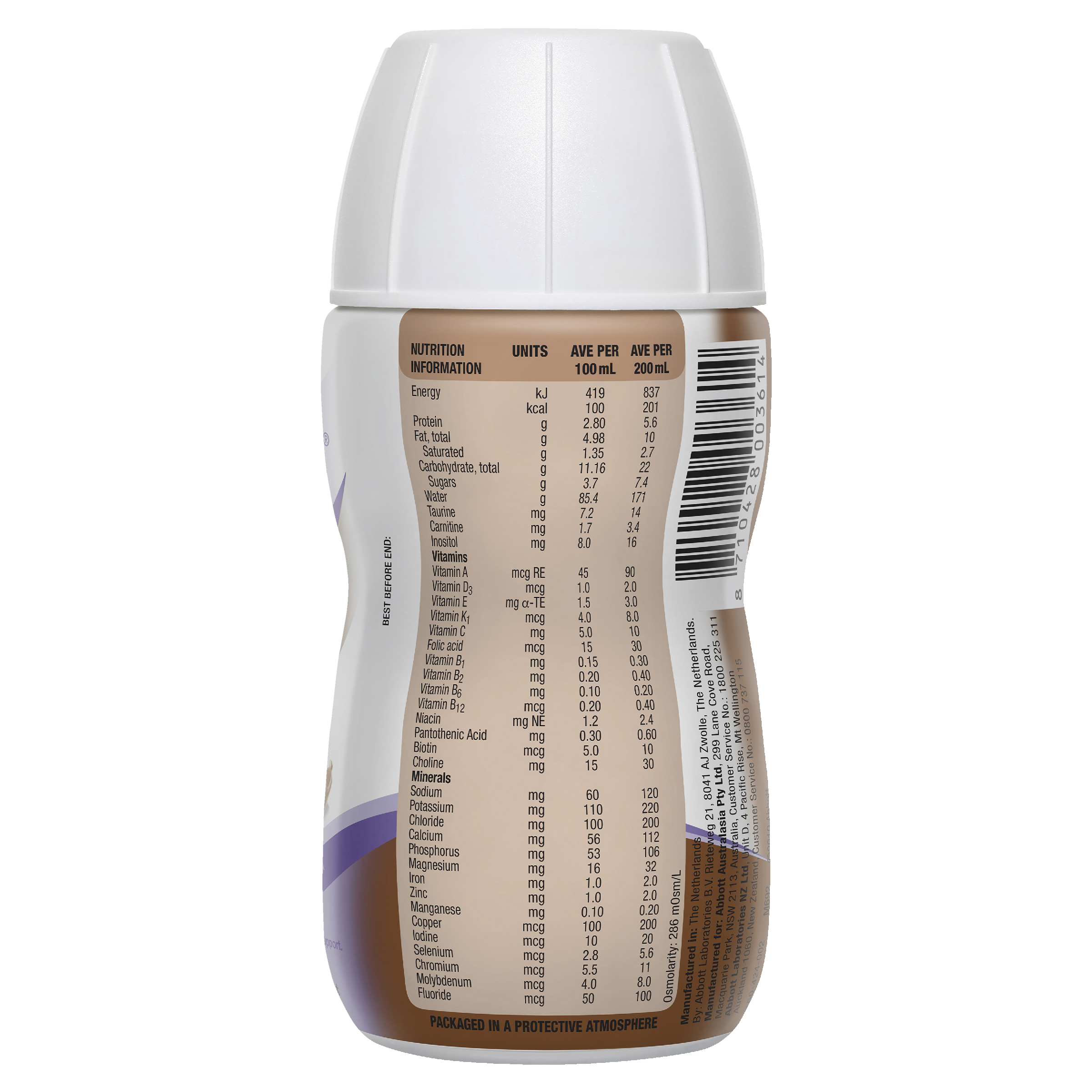 PEDIASURE CHOCOLATE READY TO DRINK 200ML - Image 3