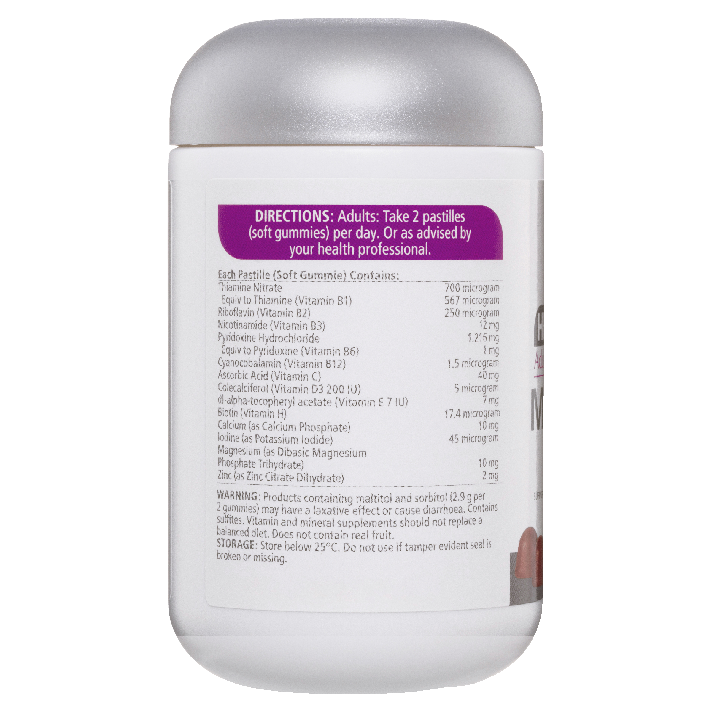 NATURES WAY ADULT VITA GUMMIES MULTIVITAMIN + MINERALS 65 - Image 4