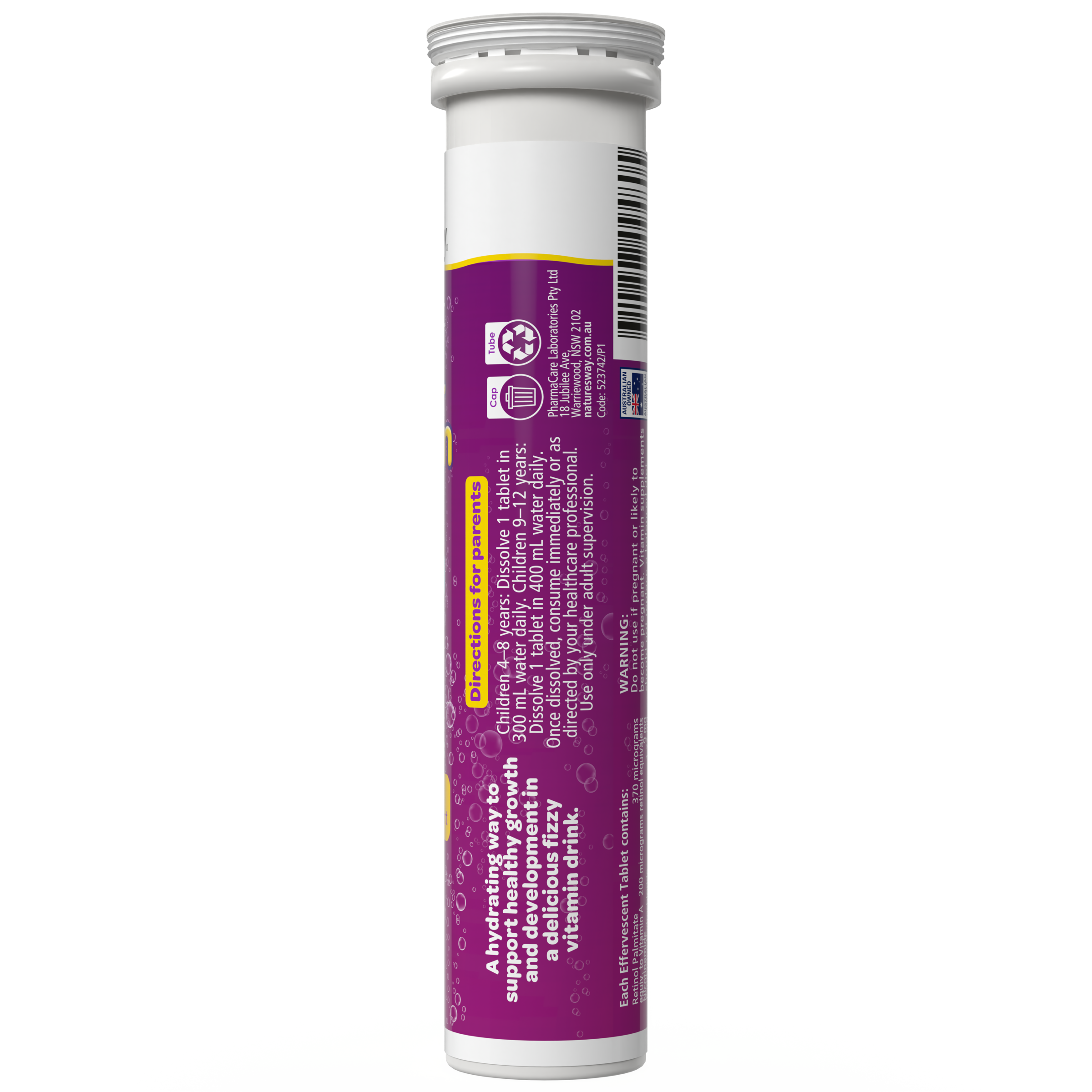 NATURES WAY KID SMART MULTI-VITAMIN EFFERVESCENT 15 TABLETS - Image 3