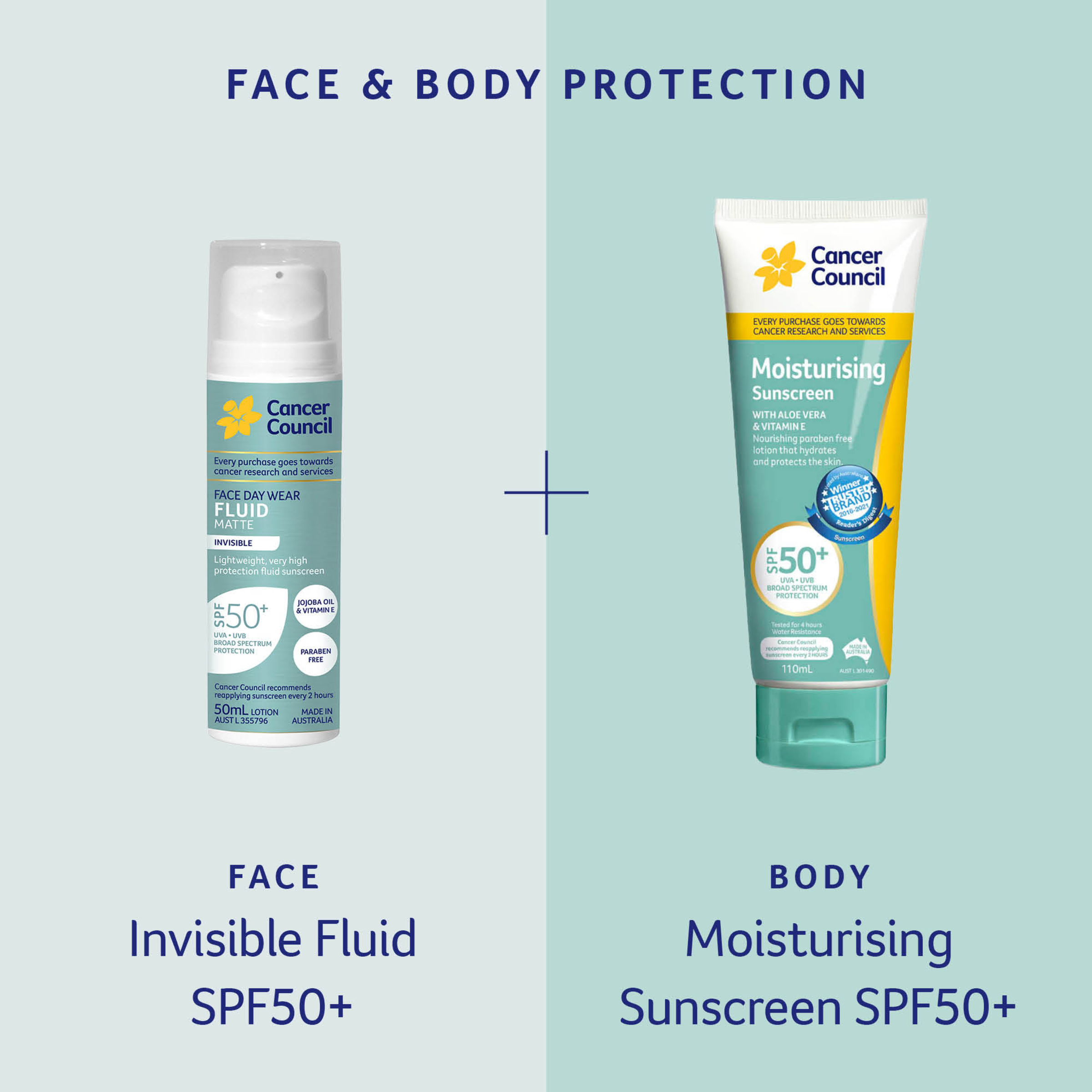 CANCER COUNCIL MOISTURE SUNSCREEN ALOE & VITAMIN E TUBE SPF50+ 110ML - Image 4