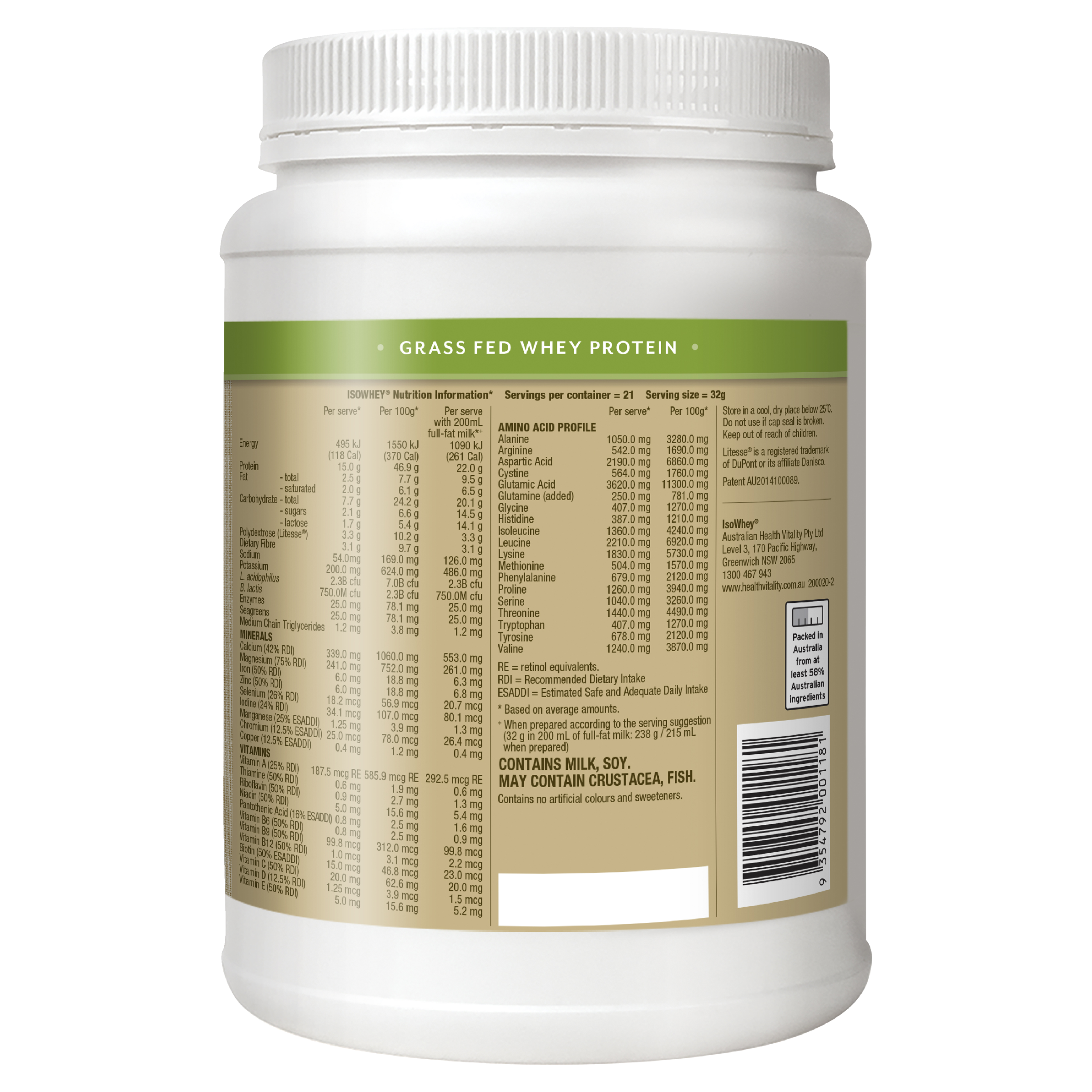 ISOWHEY COMPLETE MADAGASCAN VANILLA 672G - Image 3