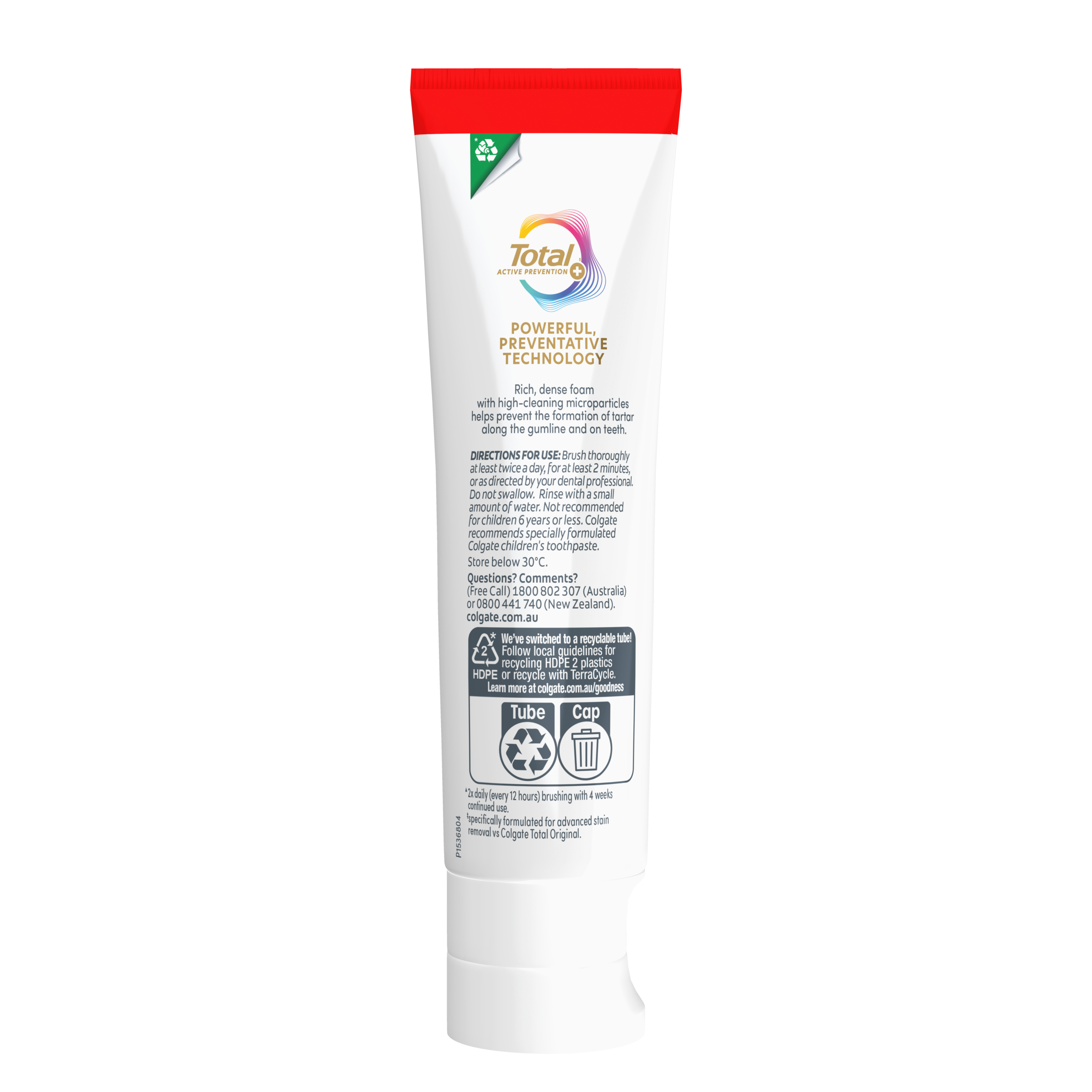 COLGATE TOOTHPASTE TOTAL ADVANCED CLEAN ANTIBACTERIAL 115G - Image 10