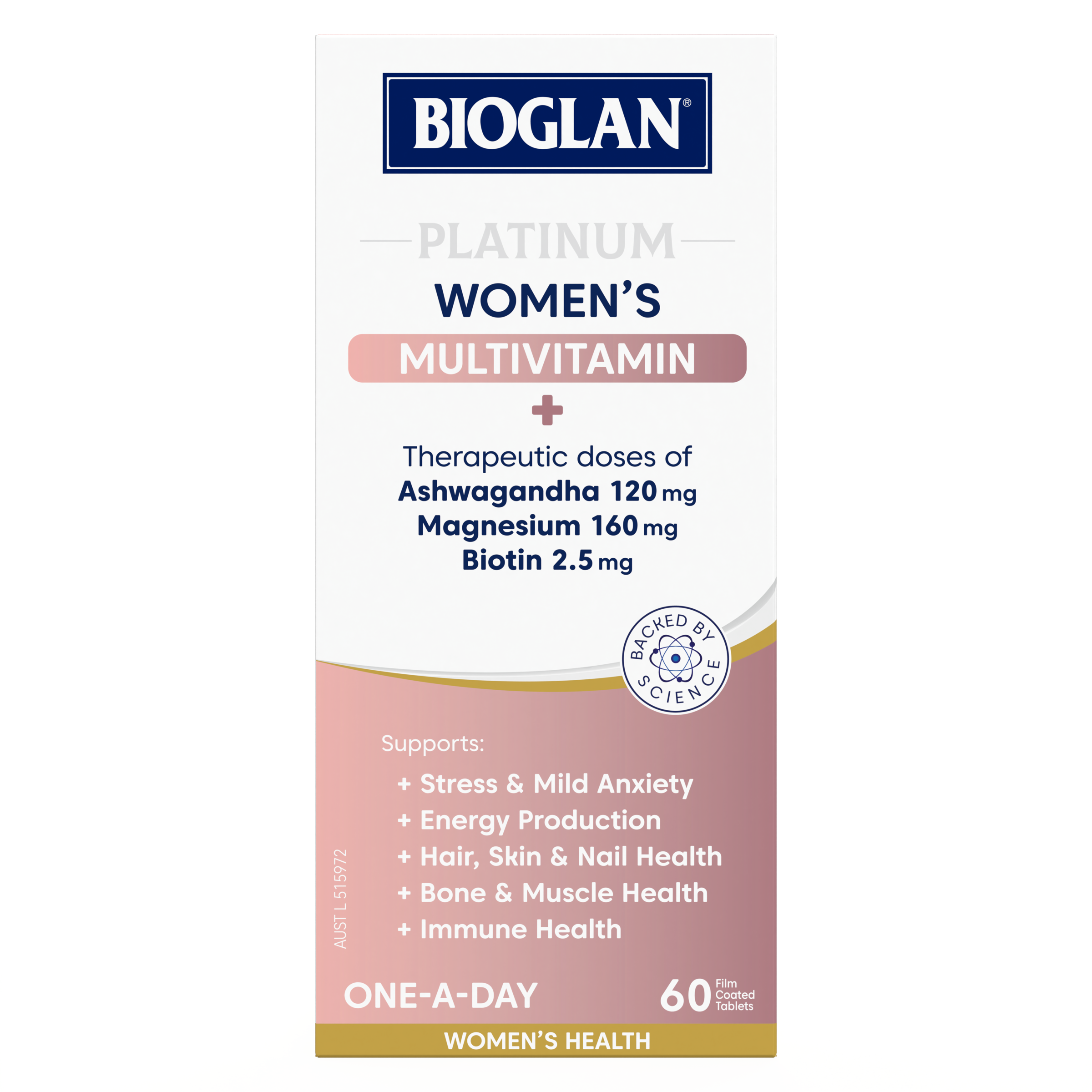 BIOGLAN PLATINUM WOMEN'S MULTIVITAMIN 60 TABLETS - Image 2
